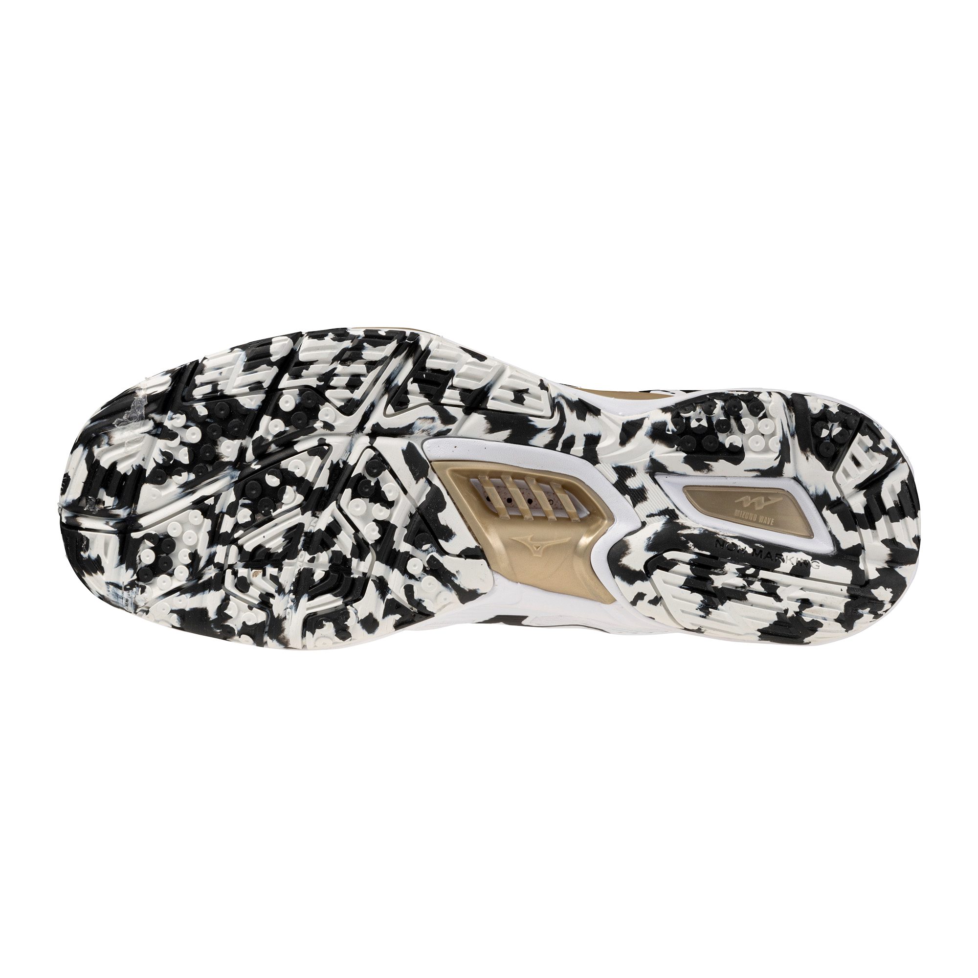 Mizuno WAVE STEALTH 6 OmbreB/SFiligree/PGold Indoorschuh