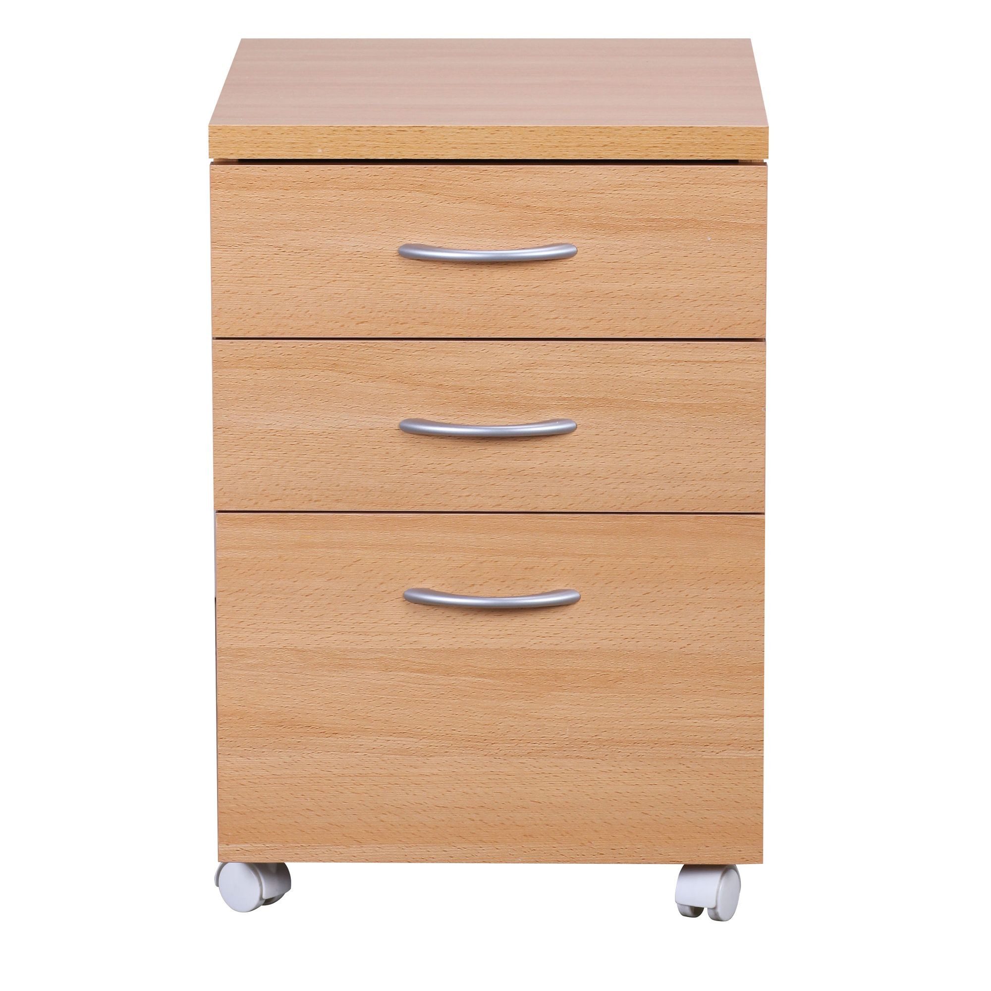 FINEBUY Rollcontainer Rollwagen Rollschrank Büro Container Schubladen Schra günstig online kaufen