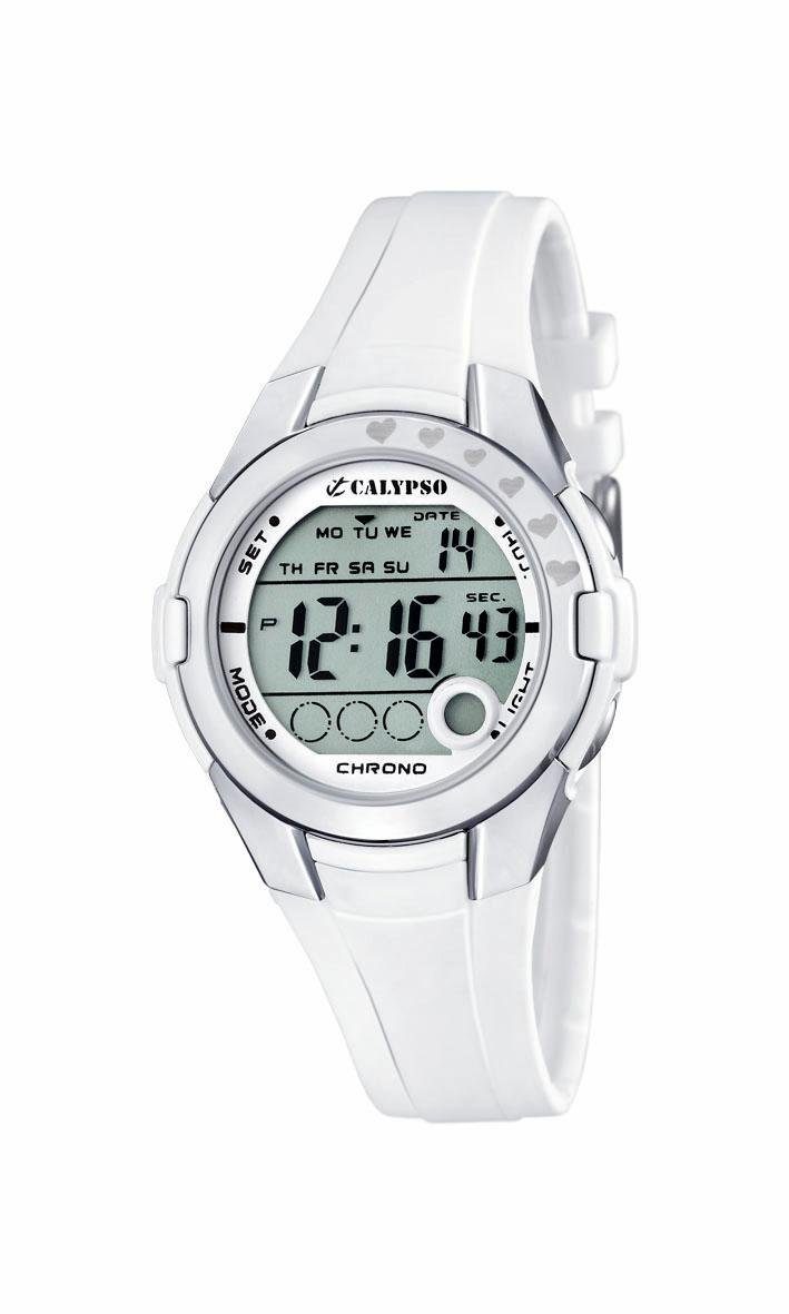 CALYPSO WATCHES Chronograph K5571/1, Armbanduhr, Quarzuhr, Damenuhr, Digita günstig online kaufen