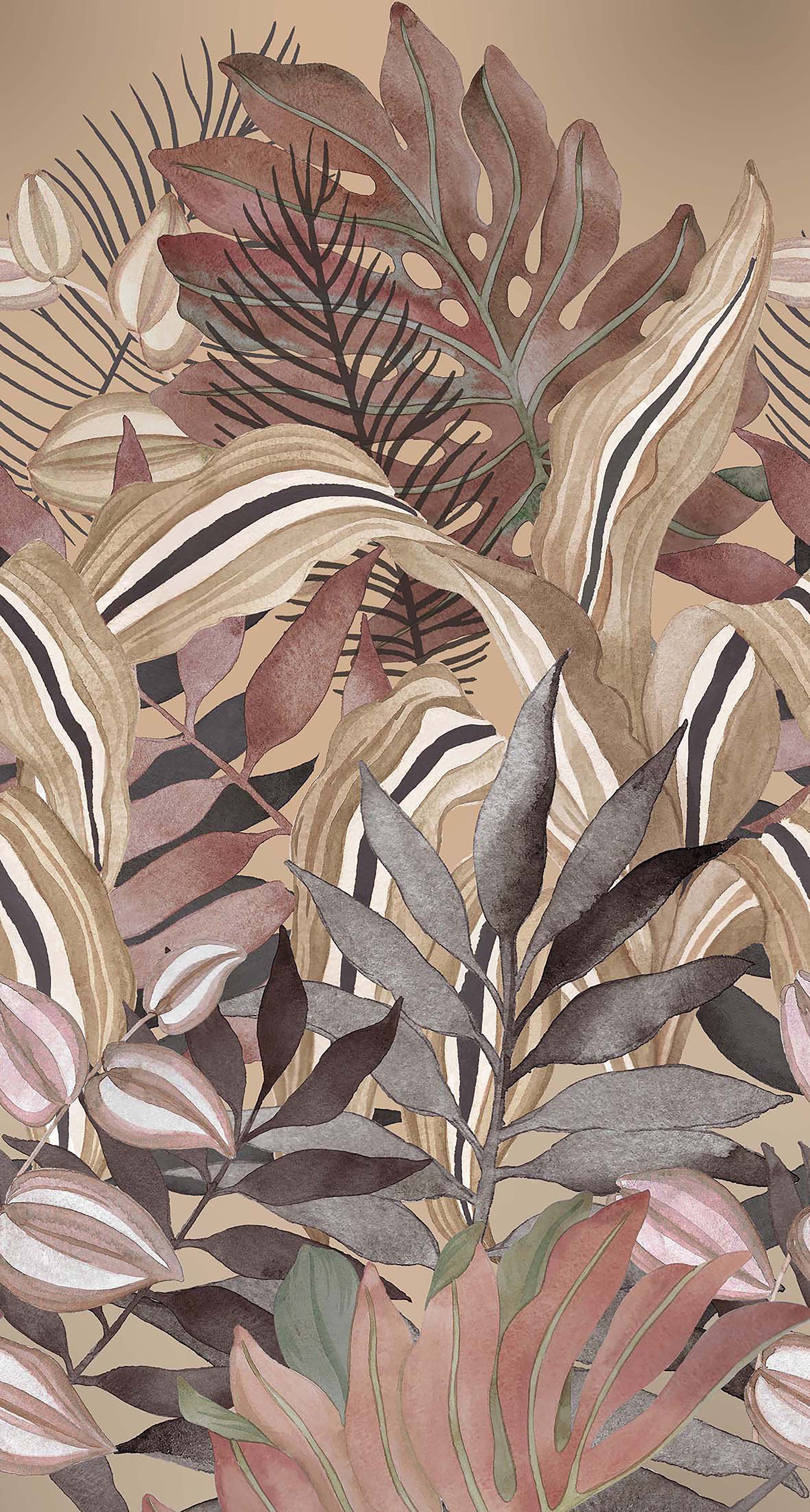 Erismann Vliestapete Botanische Tapete Blattmotiv beige Erismann 227020