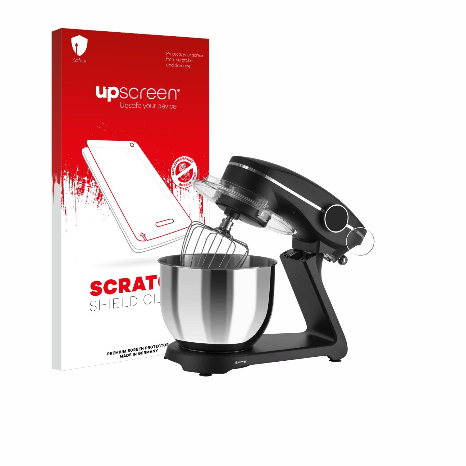 upscreen Schutzfolie für Klamer Küchenmaschine, Displayschutzfolie, Folie klar Anti-Scratch Anti-Fingerprint