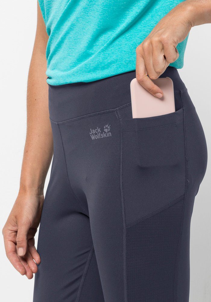 HIKE graphit Funktionsleggings W LITE TIGHT Jack Wolfskin