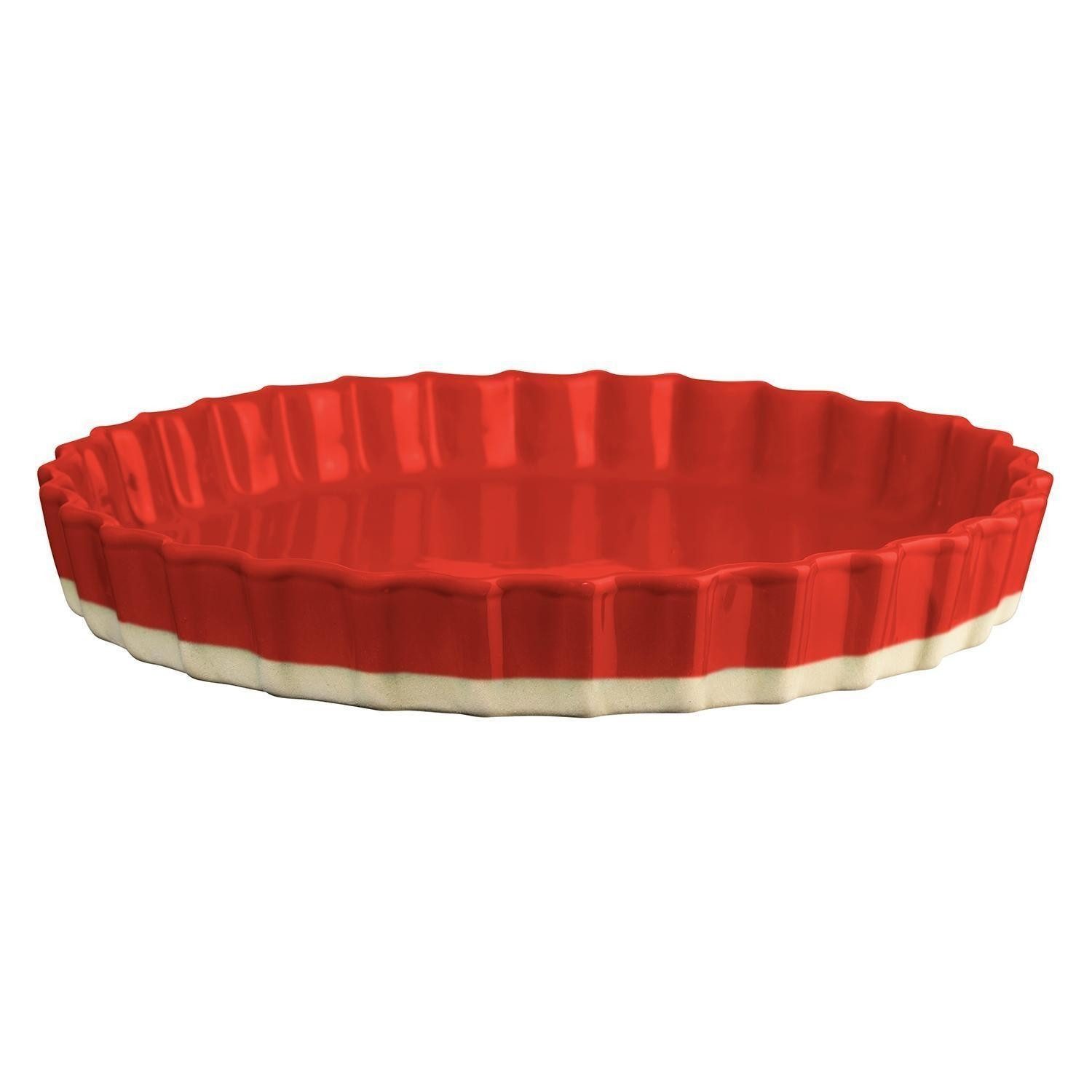 ASA SELECTION Backform GRANDE, Rot, Steingut, (1-tlg), spülmaschinen-, mikrowellen-, ofen- und gefriergeeignet, Ø 30 x H 4 cm