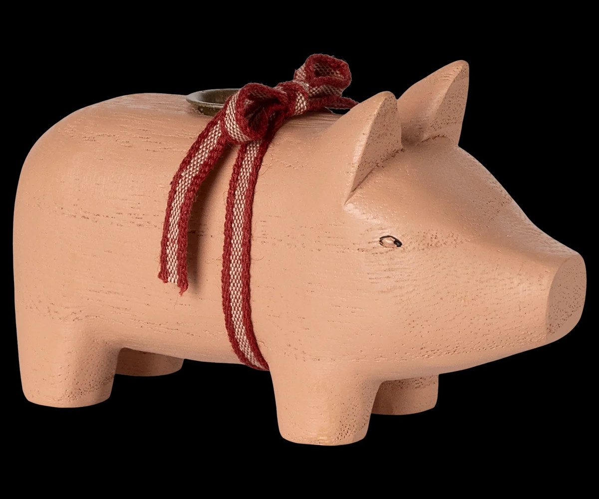 Maileg Kerzenständer Maileg Kerzenständer Holzschwein günstig online kaufen