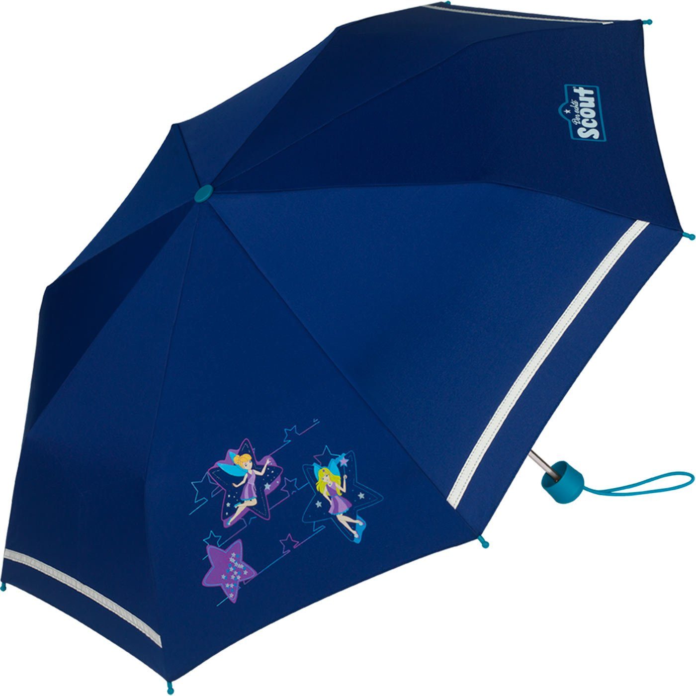 reflektierend für bedruckt, Kinder Scout Kinderschirm leicht extra gemacht Taschenregenschirm Mini