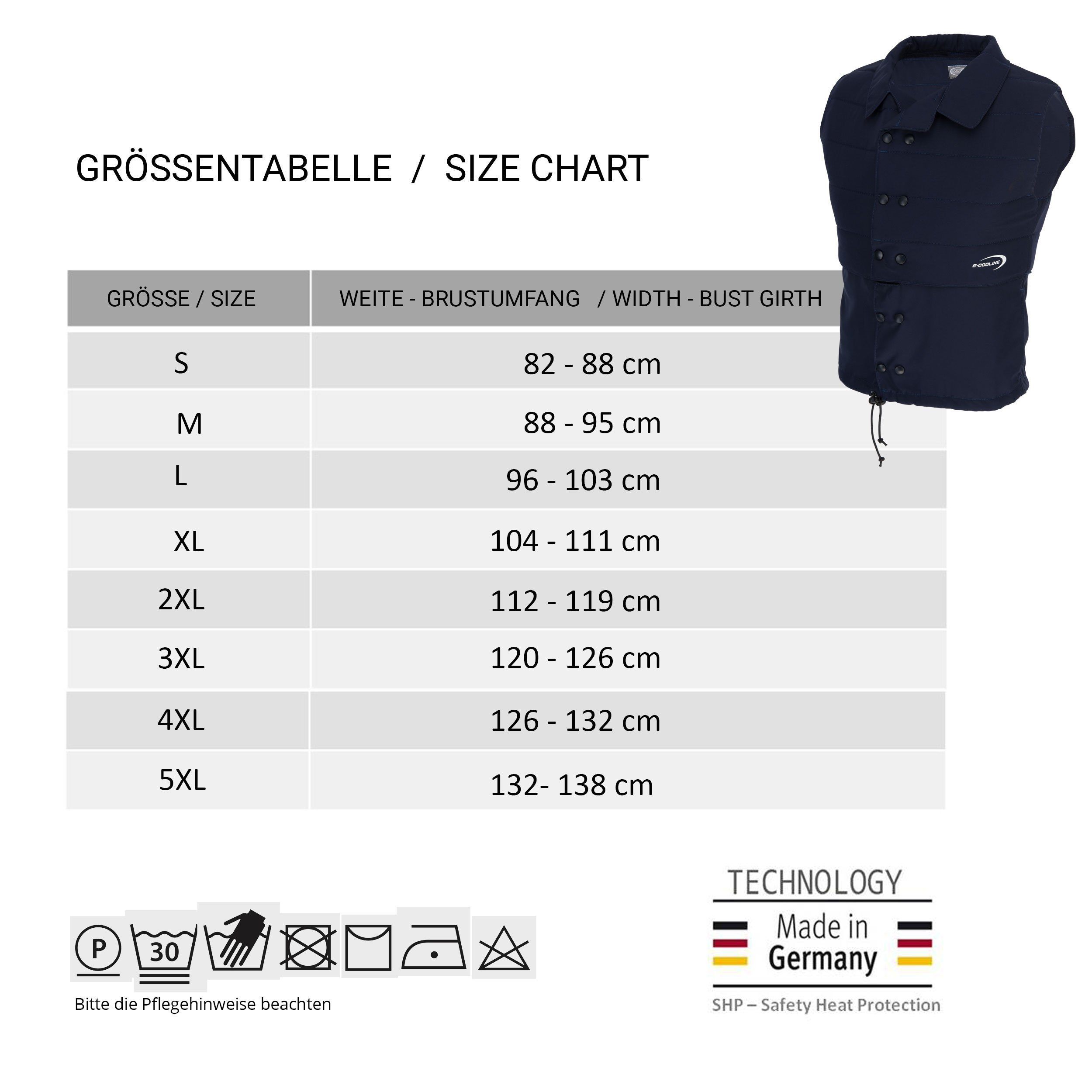 E.COOLINE Funktionsweste PowerVital Kühlweste - Kühlung günstig online kaufen