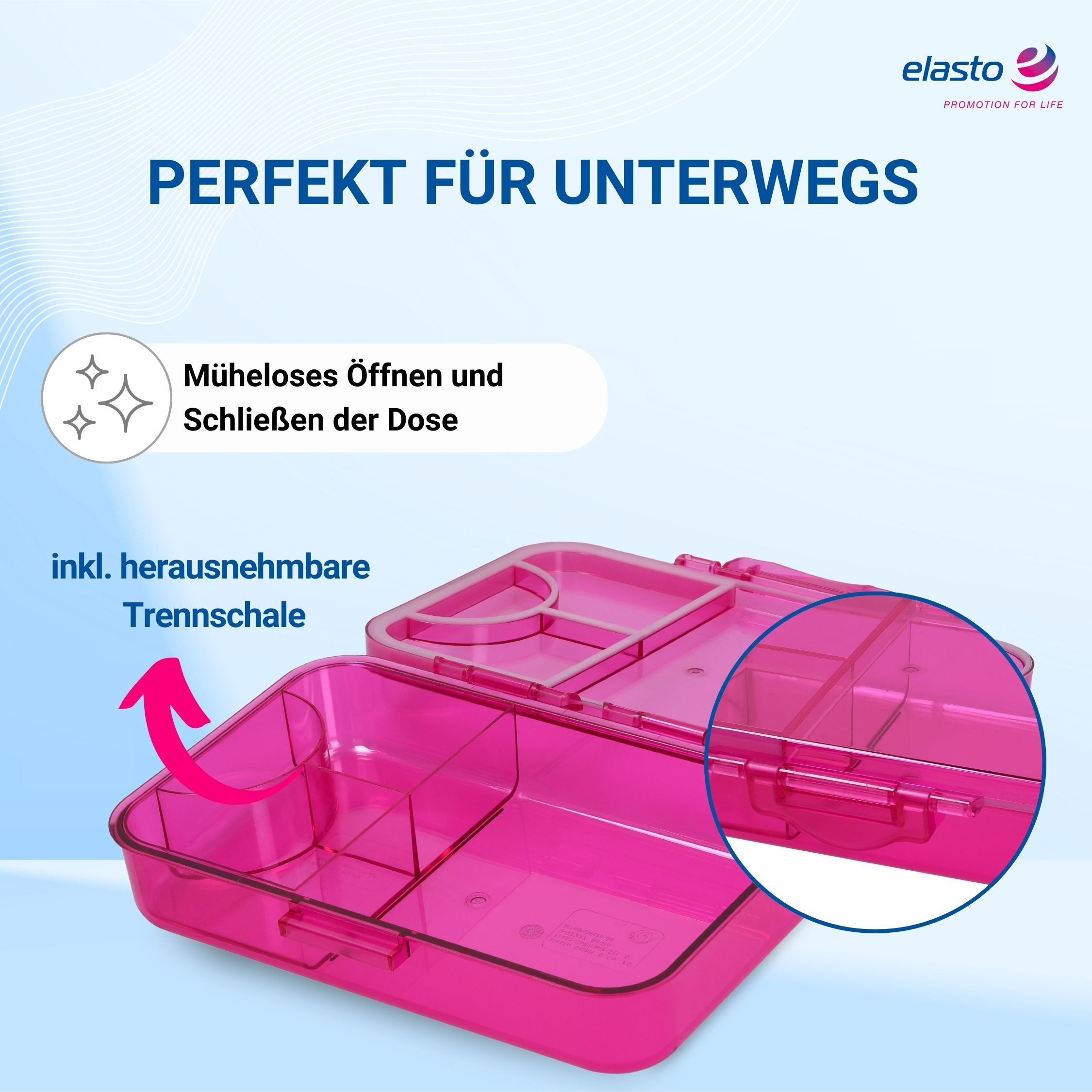 elasto Lunchbox Brotdose Kinder Conni-Schule - Tritan Lunchbox Made in Germany