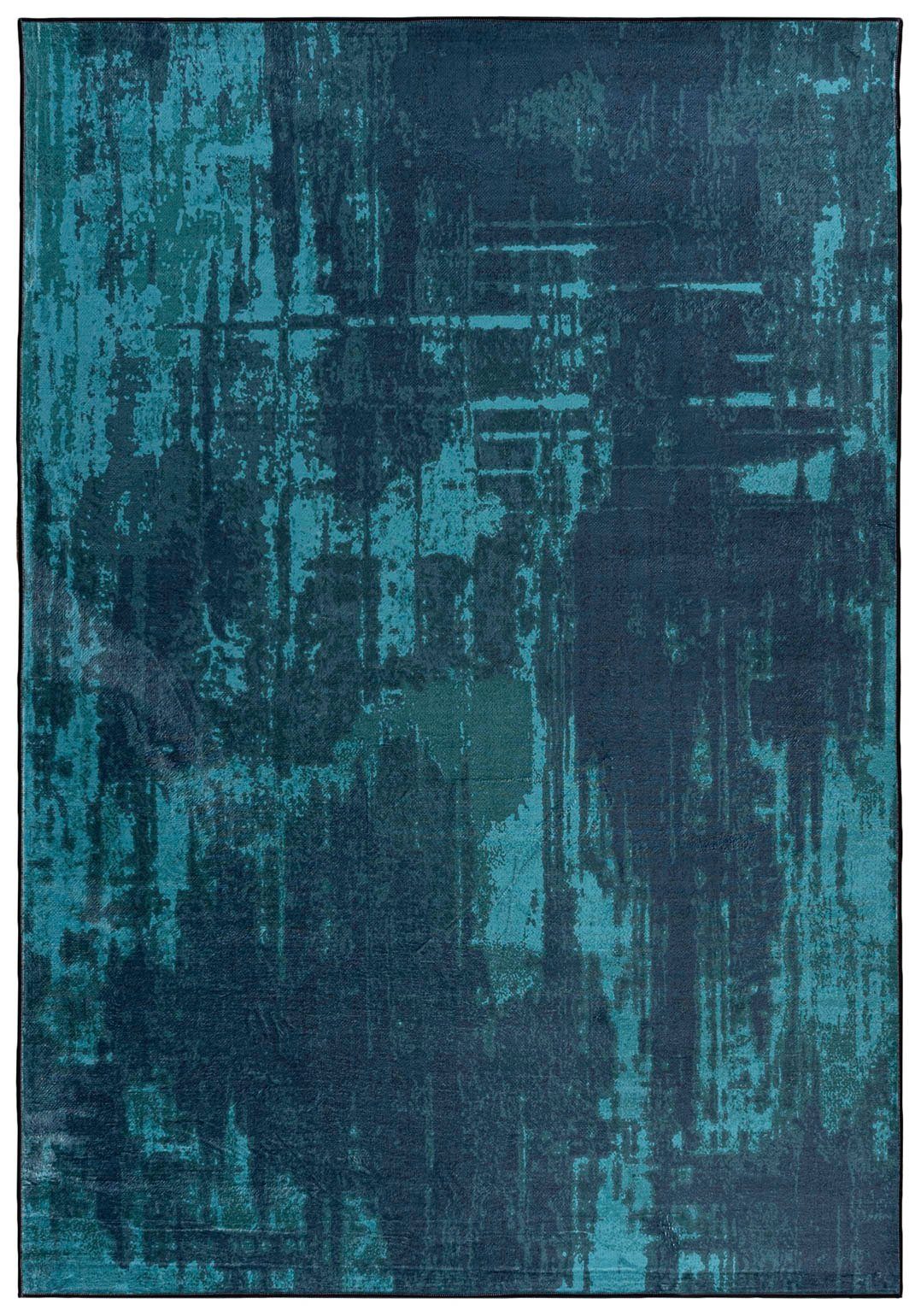 Mazovia Designteppich Modern Teppich Wohnzimmerteppich Abstrakt Grün, 120 x günstig online kaufen