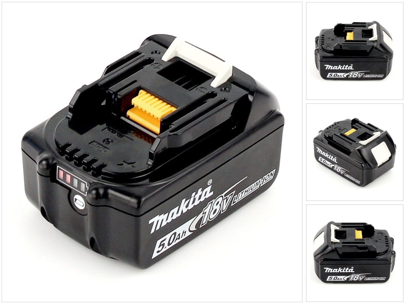 Makita BL 1850 B Li-Ion Akku 18V 5,0 Ah (197280-8 / 632f15-1) mit LED Akkupacks