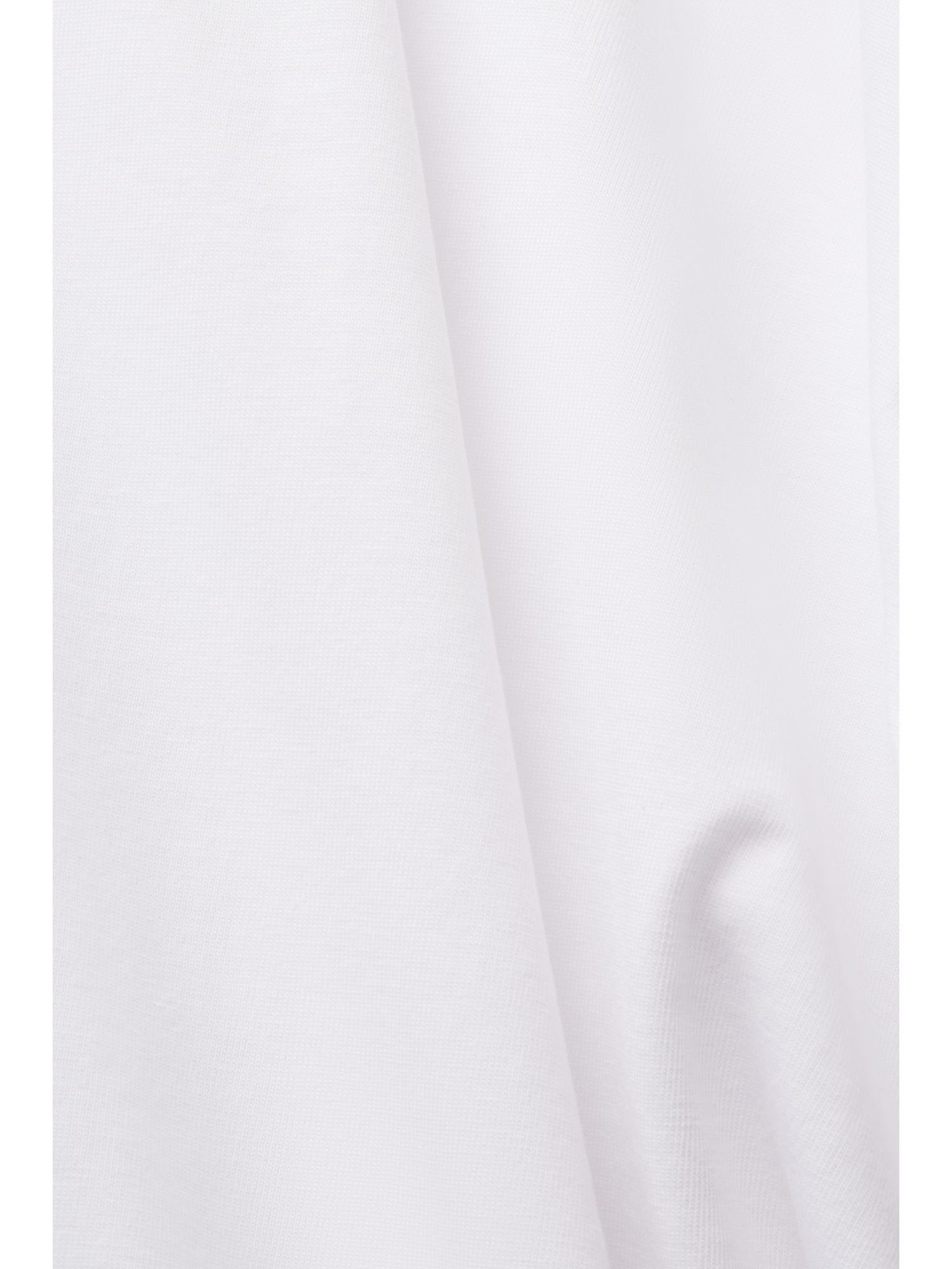 Oversize T-Shirt Esprit (1-tlg) T-Shirt, WHITE TENCEL™