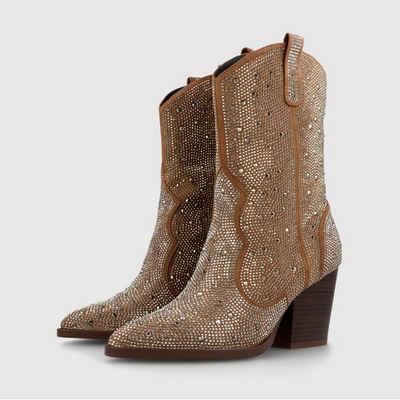 LODI LOVE Antelina Topo Cowboystiefel mit Glitzersteinchen