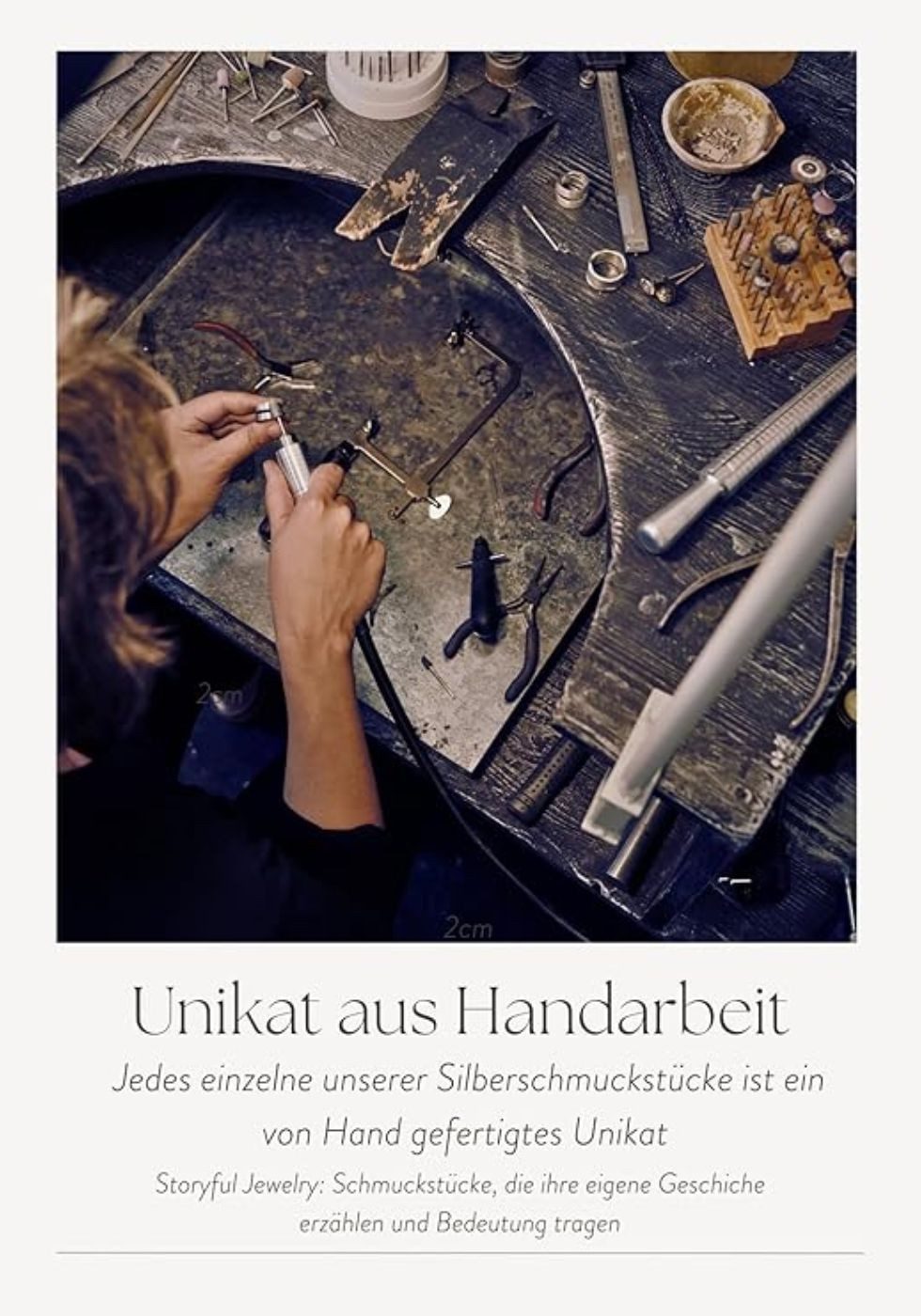 Einzelstück Charm-Kette Halskette Papillon 925 Sterling Silber