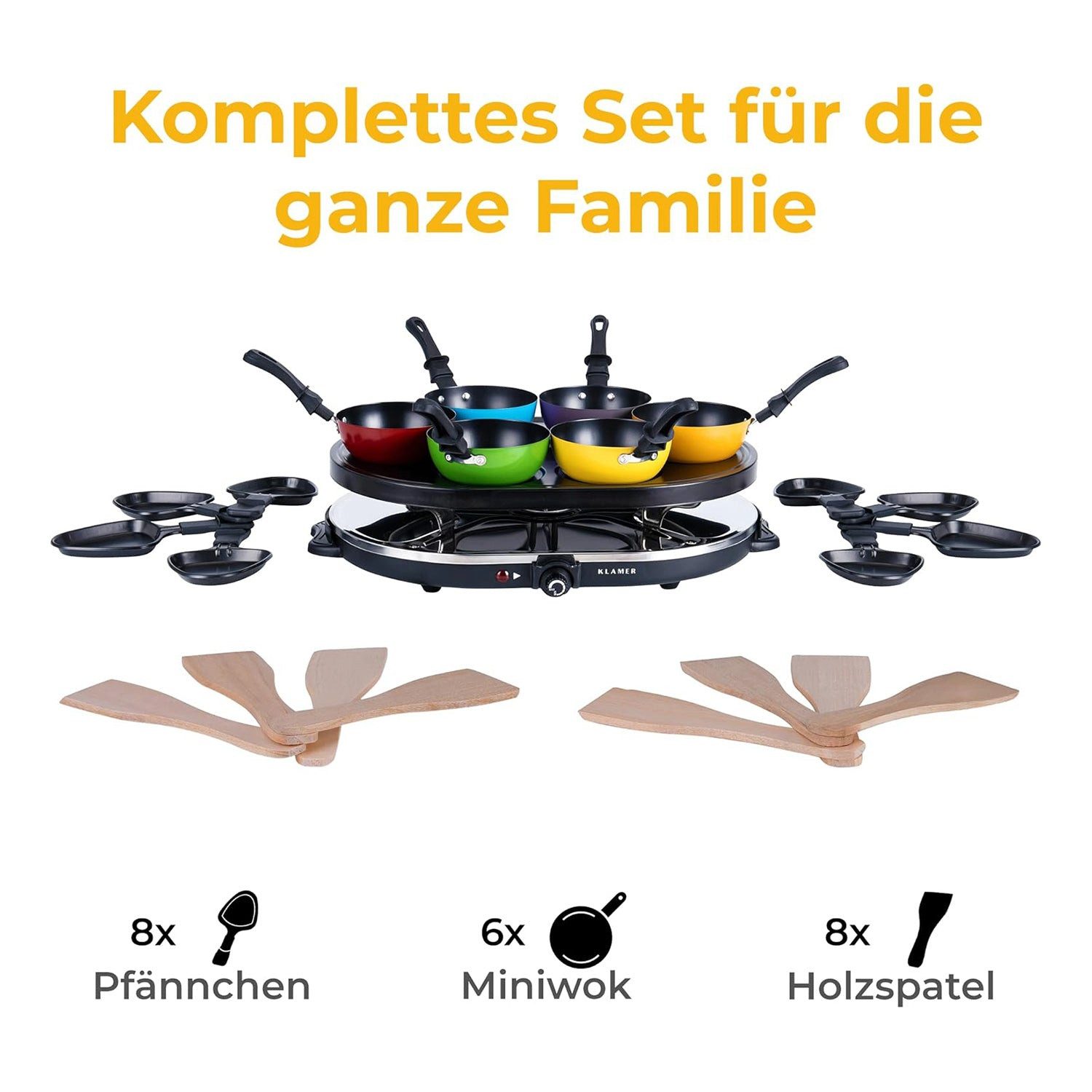 KLAMER Raclette-Wok - Bild 4