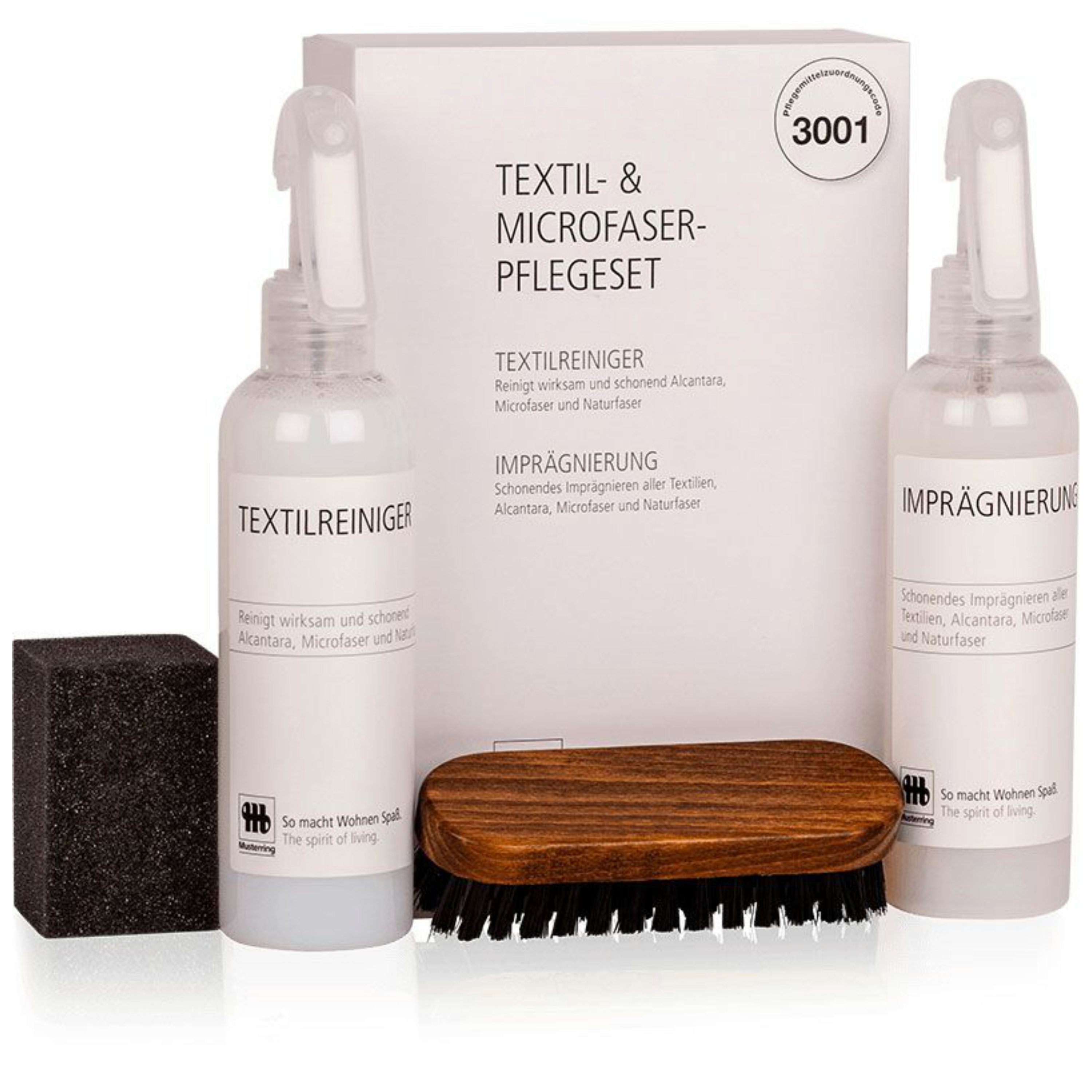 Musterring Textil & Microfaser Мебельreiniger (Set, [- Textilreinigung & Imprägnierung für Polstermöbel und Teppiche)