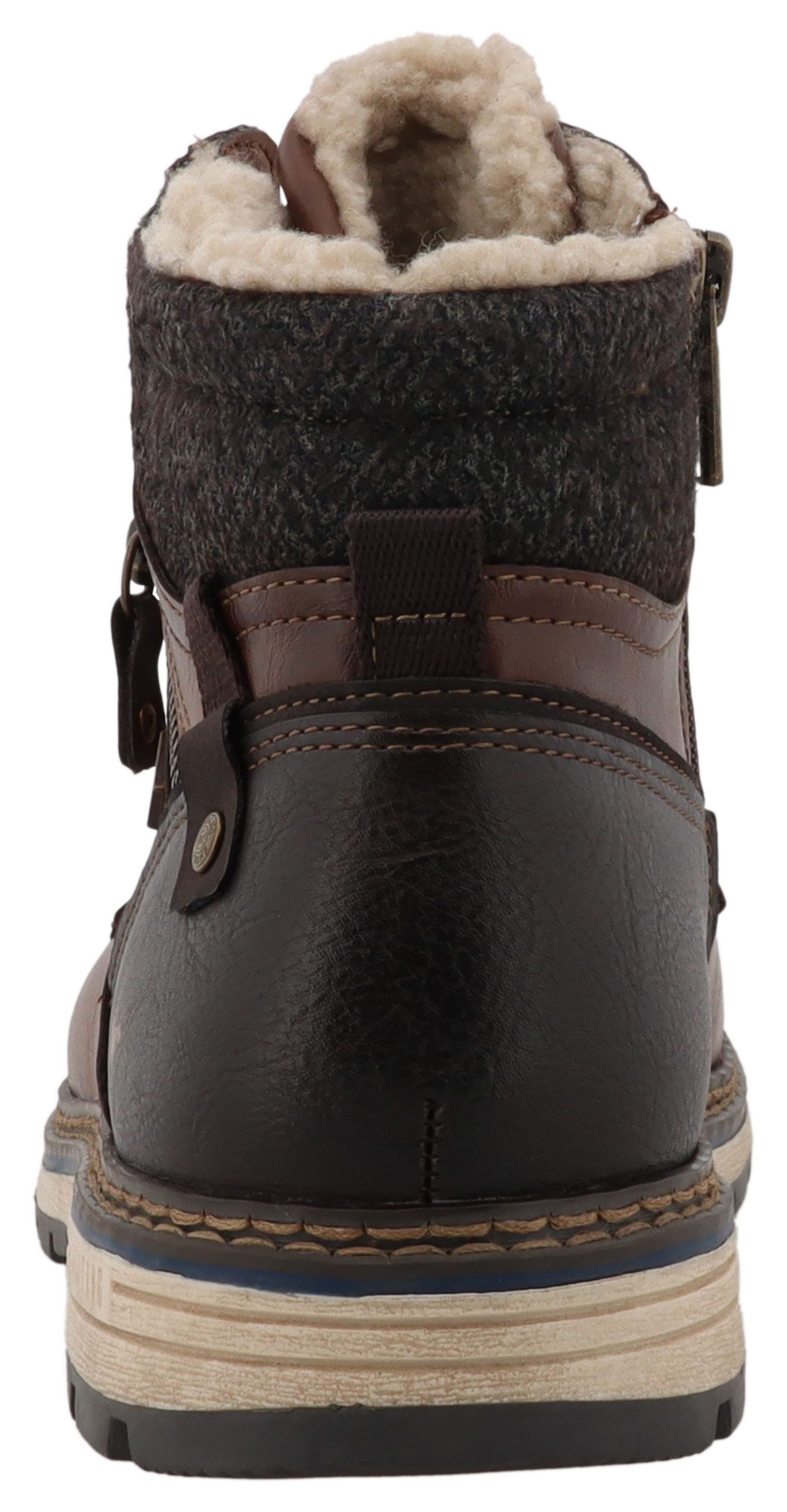 Mustang Shoes Mariko Winterboots Workerboots, Schnürboots günstig online kaufen