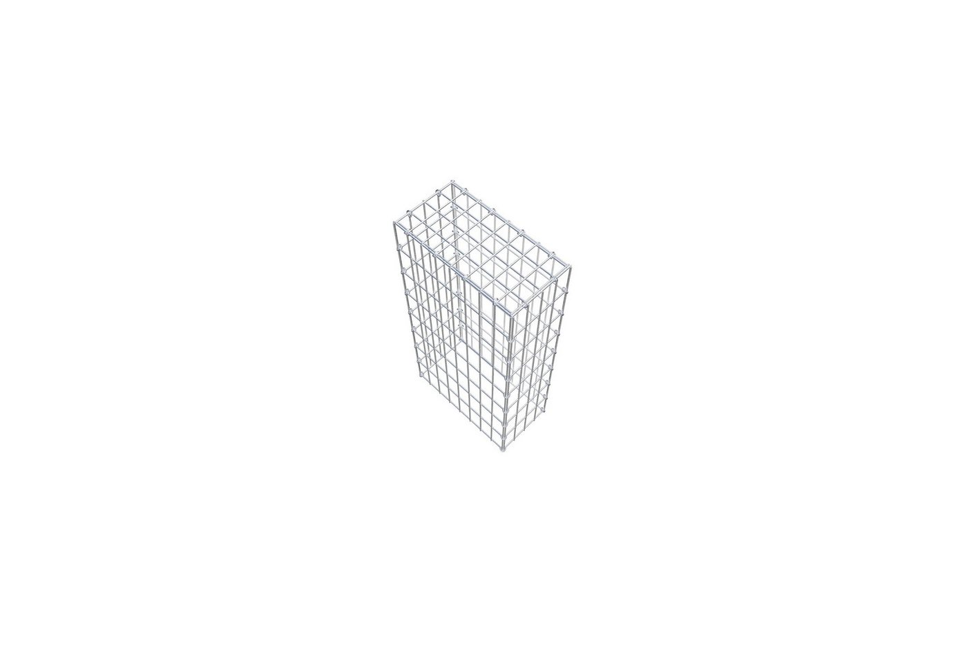 Thumbnail - Gabiona Gabionenzaun Anbaugabione Typ 3 80 cm x 40 cm x 20 cm (L x H x T), Maschenweite 5, (Anbaugabione Typ 3 80 cm x 4...