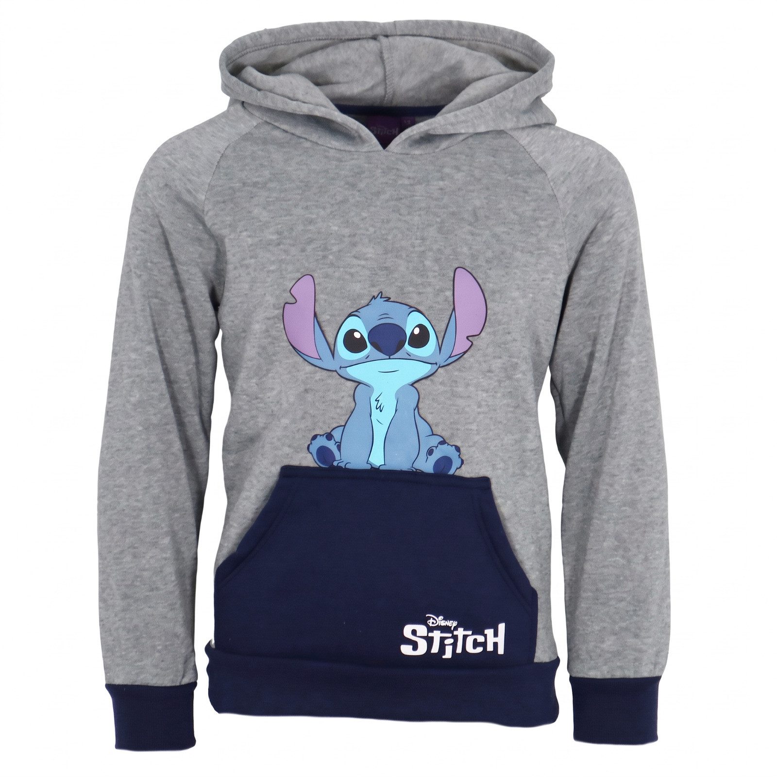 Disney Kapuzenpullover Disney Lilo und Stitch Kinder Jungen Hoodie Kapuzepullover Gr. 92-98