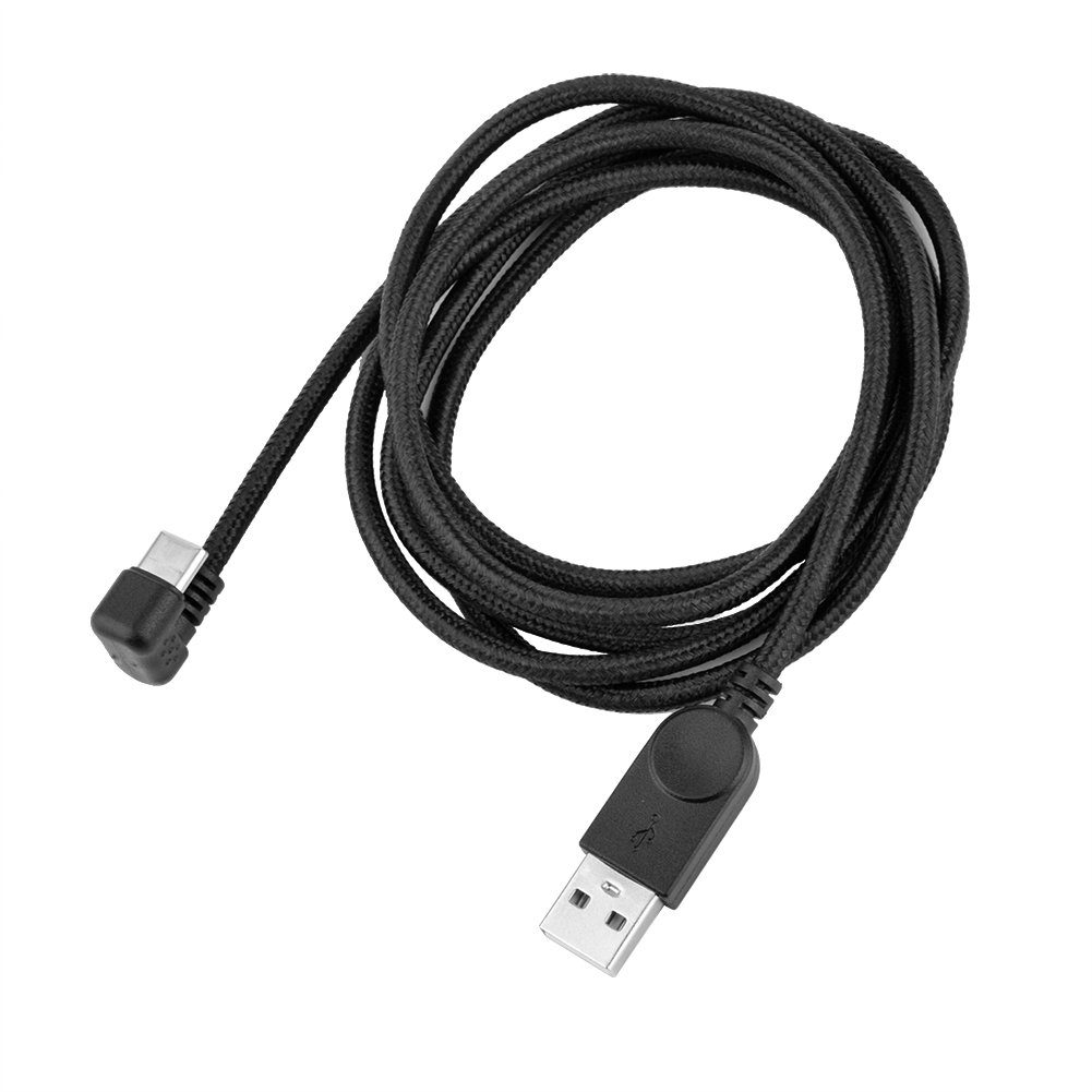 euroharry 1,5m USB Typ C Ladekabel 180 Grad U-förmiges Flexibles Kabel USB-Adapter, 150 cm