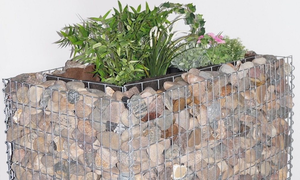 Thumbnail - Gabiona Hochbeet Hochbeet eckig 130 cm x 50 cm x 80 cm (L x H x T), Maschenweite 5 x (Hochbeet eckig 130 cm x 50 cm x 80...