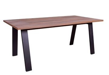 Composad Schreibtisch Davinci, mit Metallbeinen, Breite 171,5 cm, 100% recyceltes Holz, Made in Italy