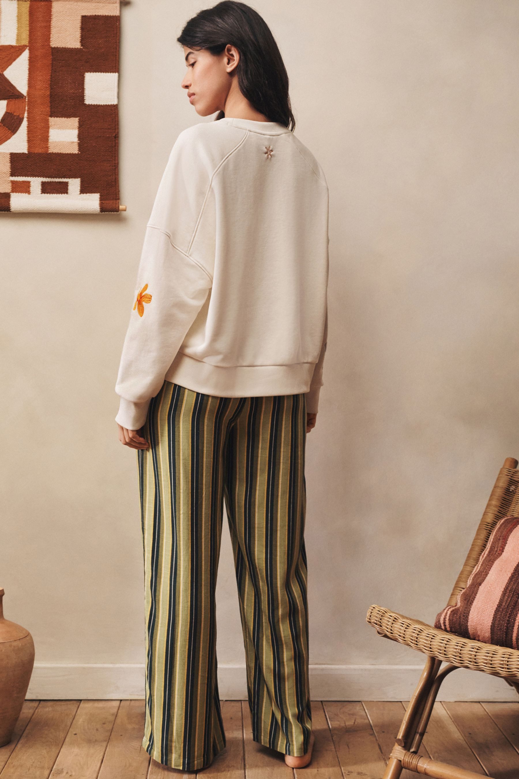 Next Sweater Sweatshirt mit Stickerei (1-tlg) günstig online kaufen