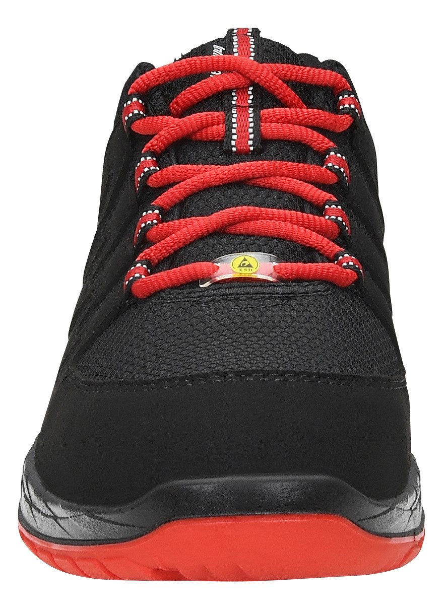 ELTEN MADDOX black-red Low ESD S3S Sicherheitsschuh (Schuhkarton, Paar) – Bild 5 von 5