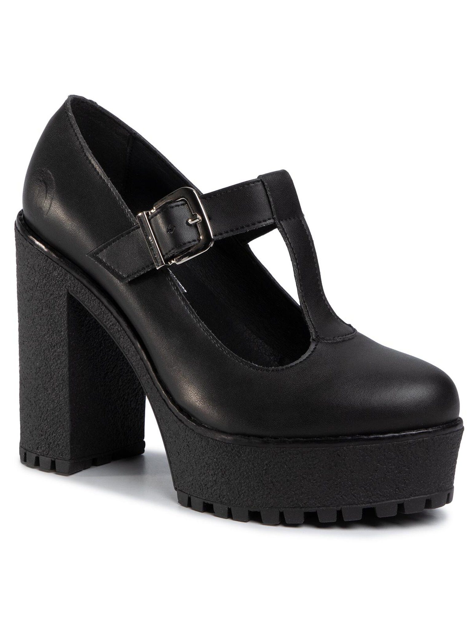 Altercore Halbschuhe Lizzy Vegan Black Schnürschuh