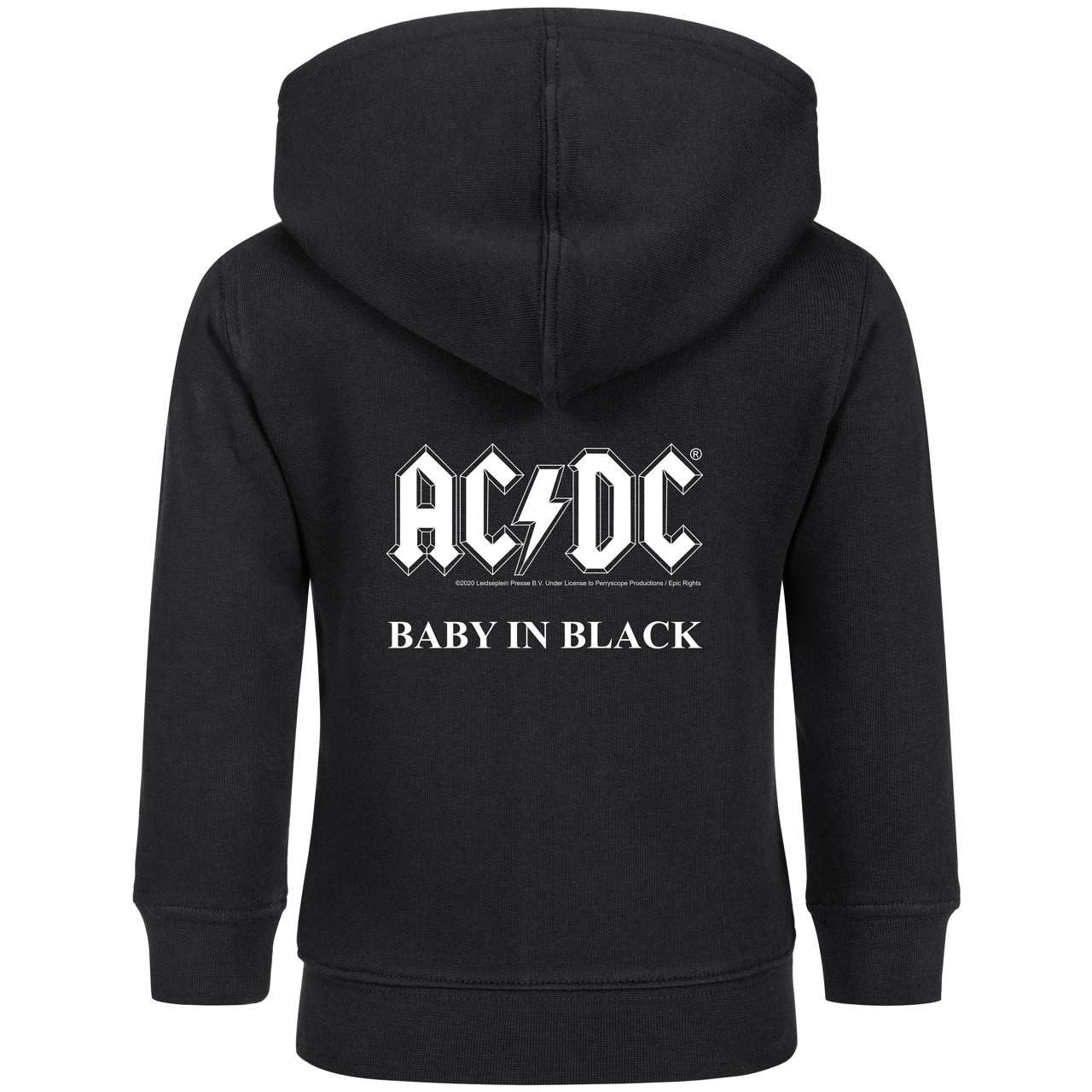 Kapuzensweatjacke mit AC/DC (Baby in Black) Aufdruck für Babys (0–24 M)
