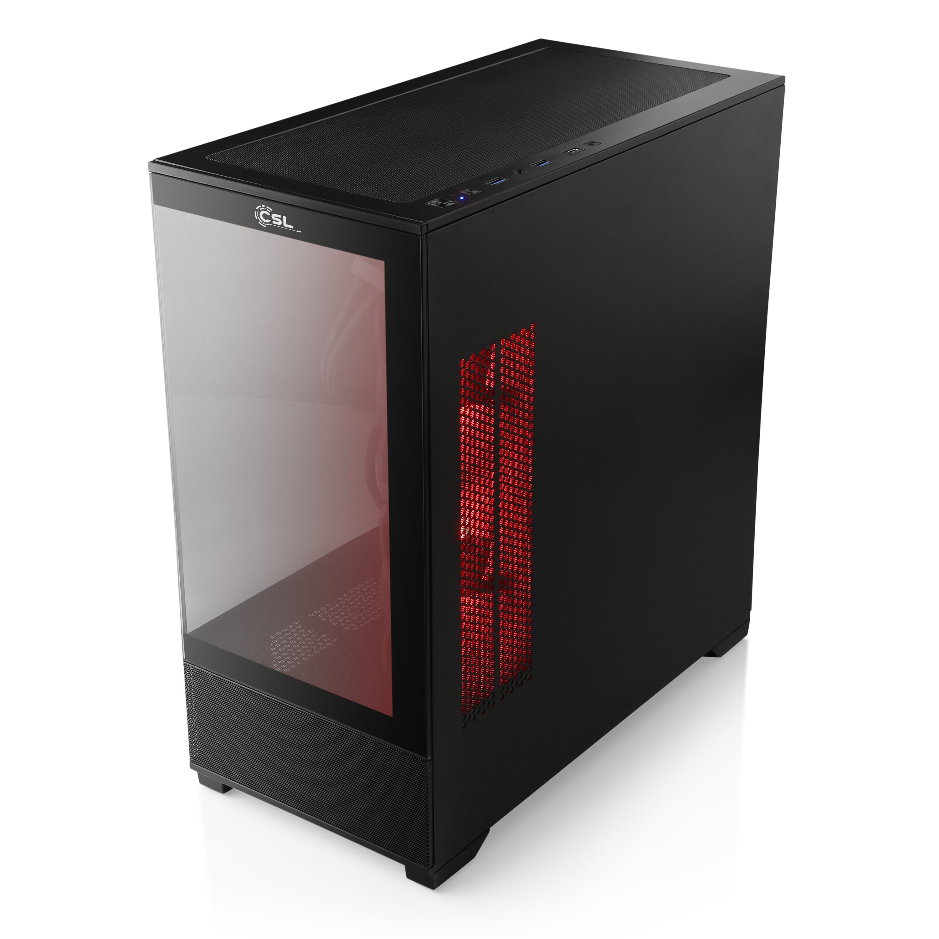 CSL AeroVision V24421 Gaming-PC-Komplettsystem (27", AMD Ryzen 7 7800X3D, GeForce RTX 5070, 32 GB RAM, 2000 GB SSD) – Bild 3 von 4