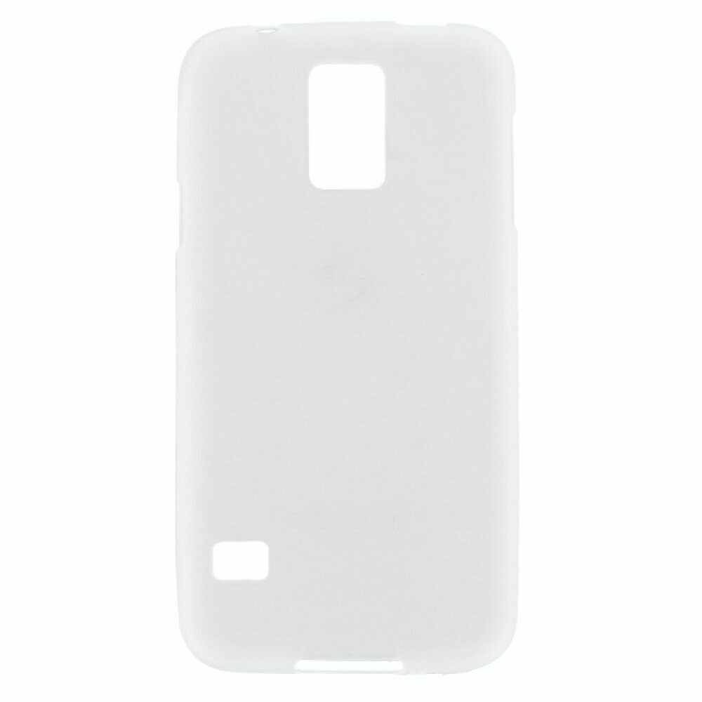 Handytasche TPU Handyhülle für Samsung Galaxy S5 weiß Schutz Case (Bumper)