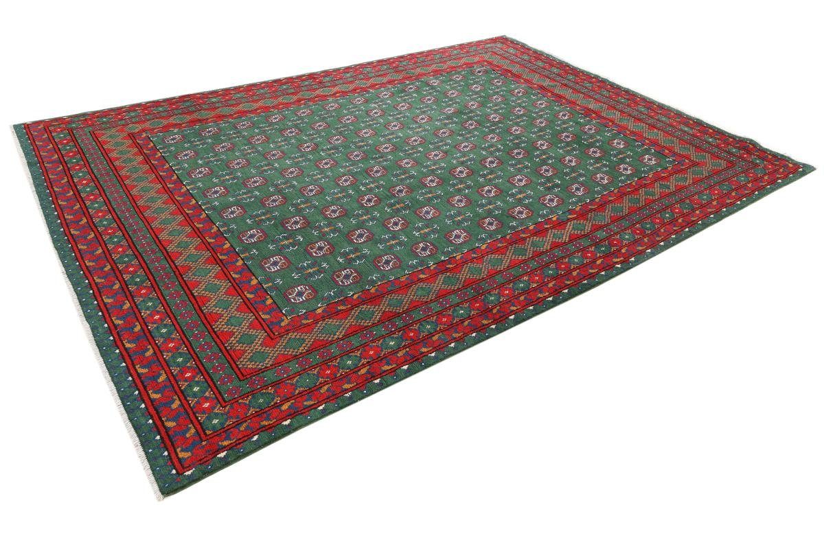 Nain rechteckig, Handgeknüpfter Akhche Afghan mm Orientteppich Trading, 250x350 6 Höhe: Orientteppich,