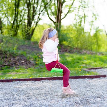 Gartenwelt Riegelsberger Einzelschaukel Schaukelsitz Kunststoff für Kinder bis 70kg verstellbar wetterfest