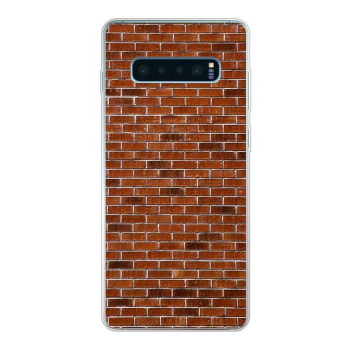 MuchoWow Handyhülle Ziegel - Wand - Muster Phone Case Handyhülle Samsung Galaxy S10 Lite Silikon Schutzhülle