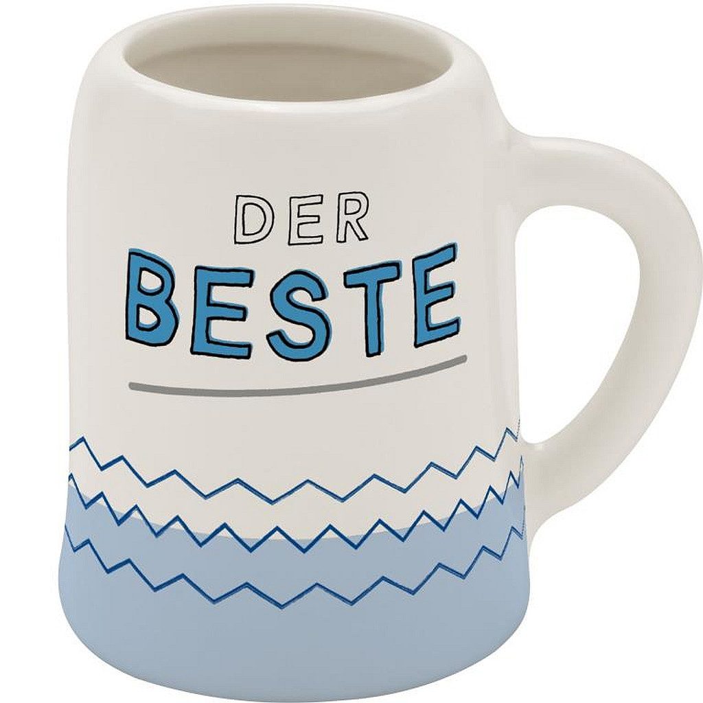 Sheepworld Schnapsglas Schnapskrug Schnapsglas Stamper Keramik Sheepworld DER BESTE 73834, Material: Keramik
