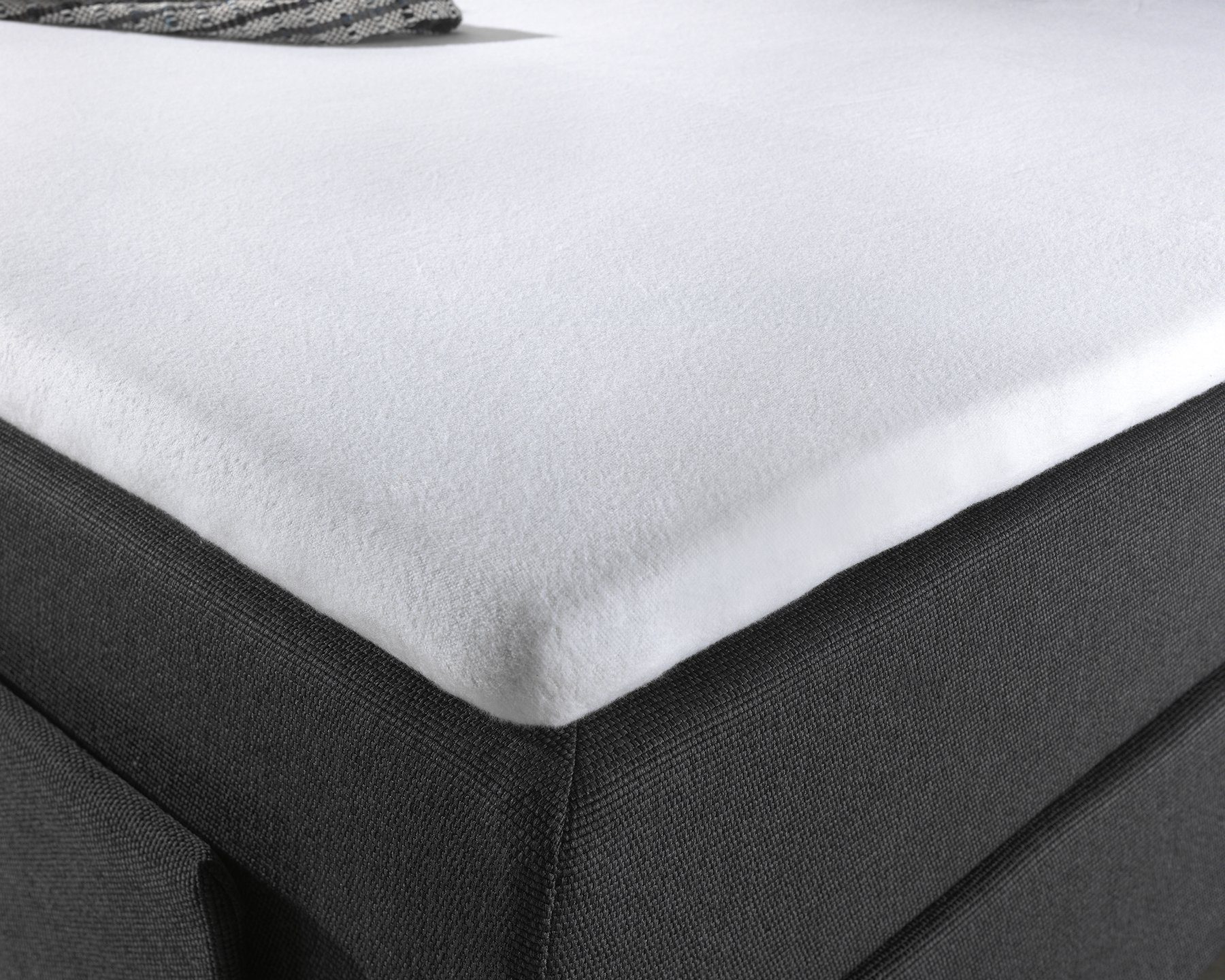 Sitheim® Spannbettlaken Inkontinenz-SplittTopper-Spannbettlaken- Wasserdicht Viele Größen, Jersey-Stretch, (1 Stück), 100% Baumwolle – Bild 5 von 5