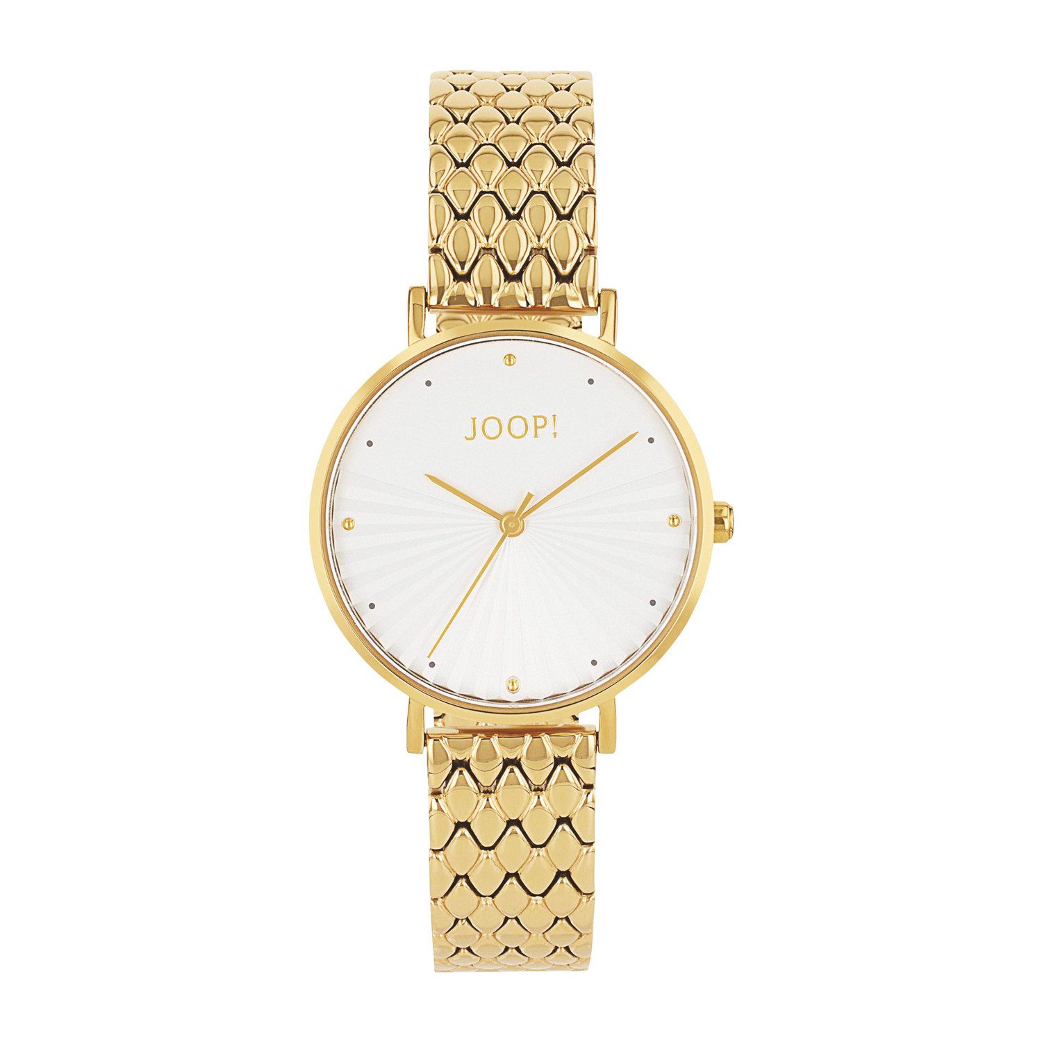 JOOP! Quarzuhr 2100482, Armbanduhr, Damenuhr, Edelstahlarmband, analog