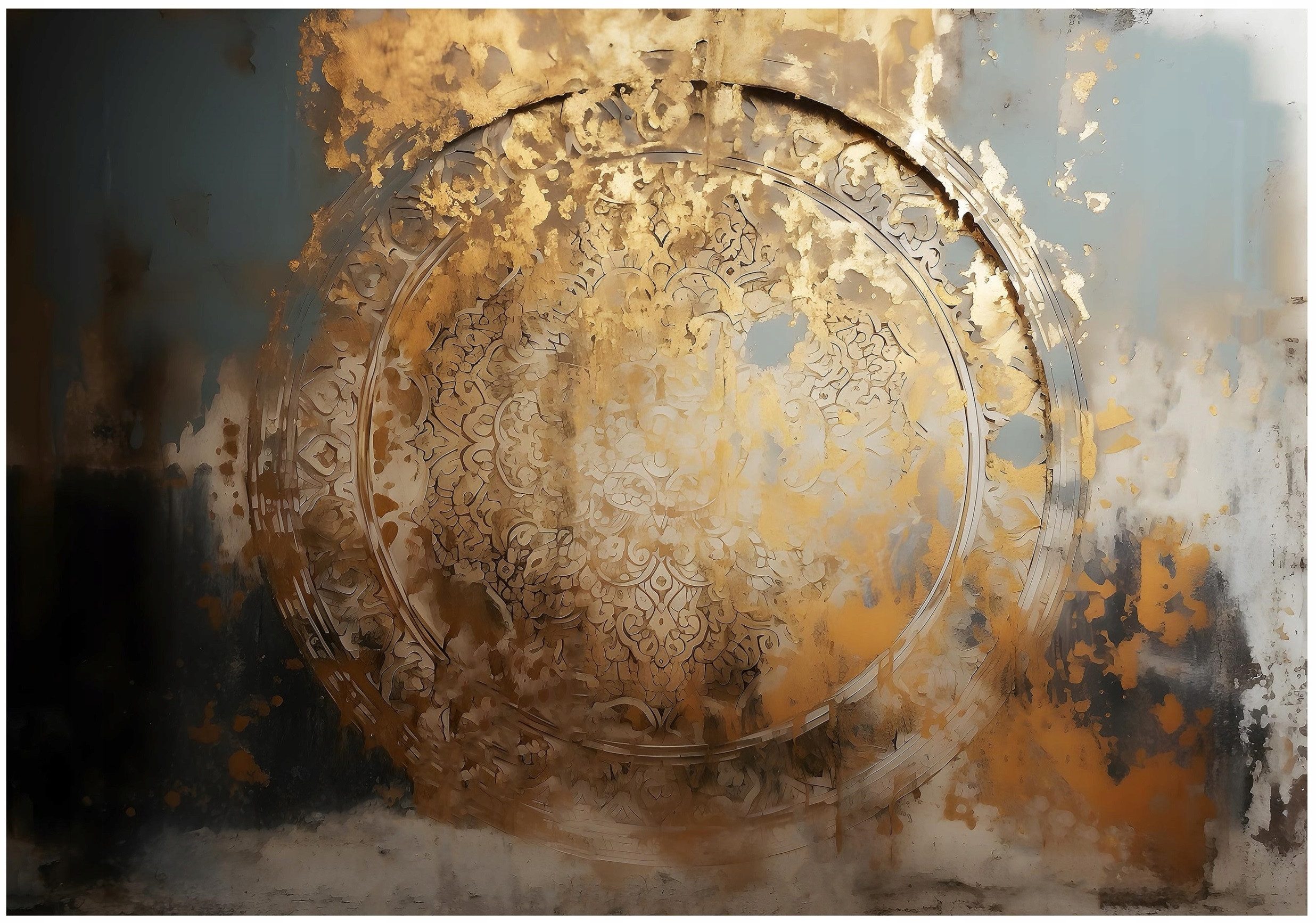 Wallarena Fototapete Mandala Beton Kunst Vlies günstig online kaufen