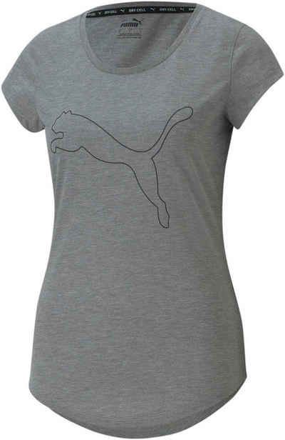 PUMA Trainingsshirt PERFORMANCE HEATHER CAT TEE W