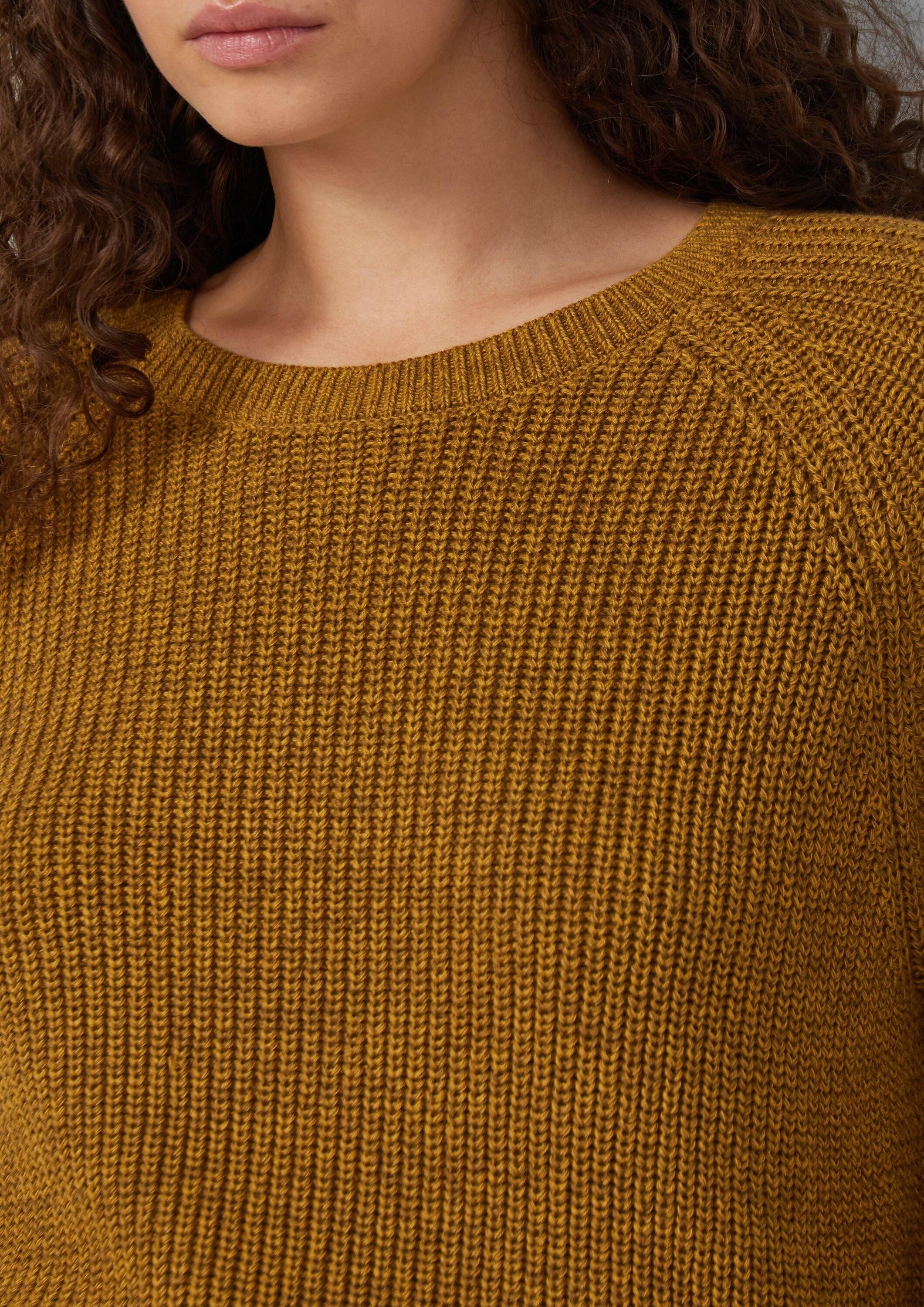 QS Longpullover Strickpullover Melierter Strickpullover
