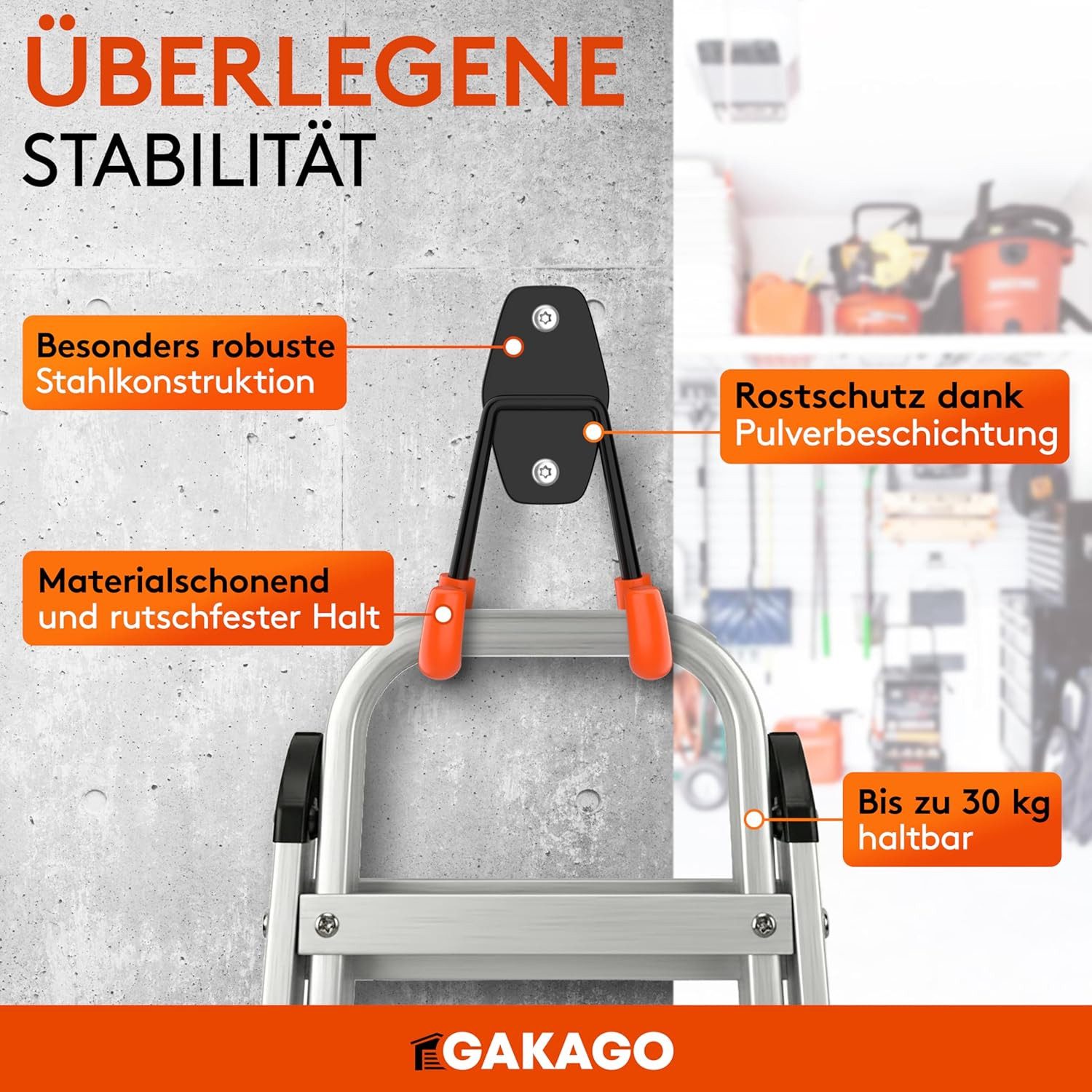 Gakago Werkzeughalter Gerätehalter Wandhalterung