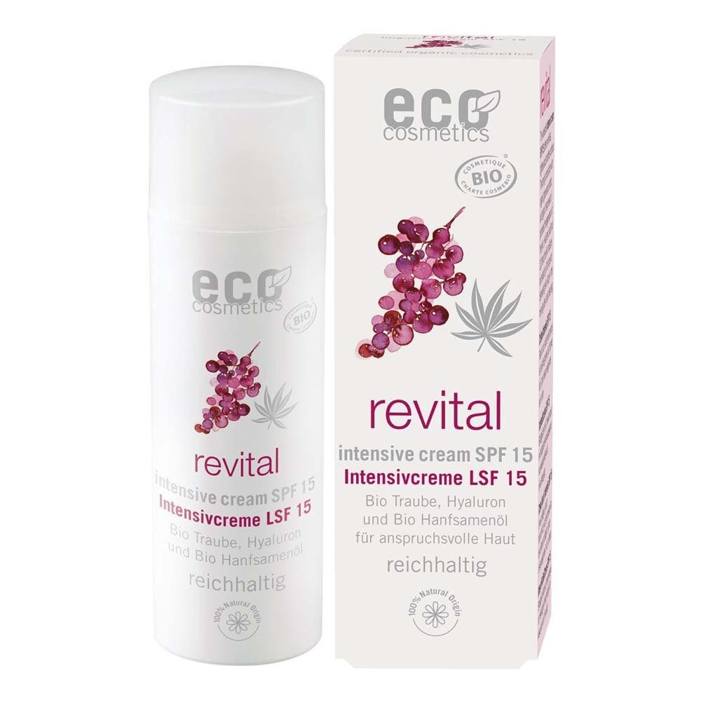 Eco Cosmetics Tagescreme revital - Intensivcreme LSF15 50ml | Tagescremes