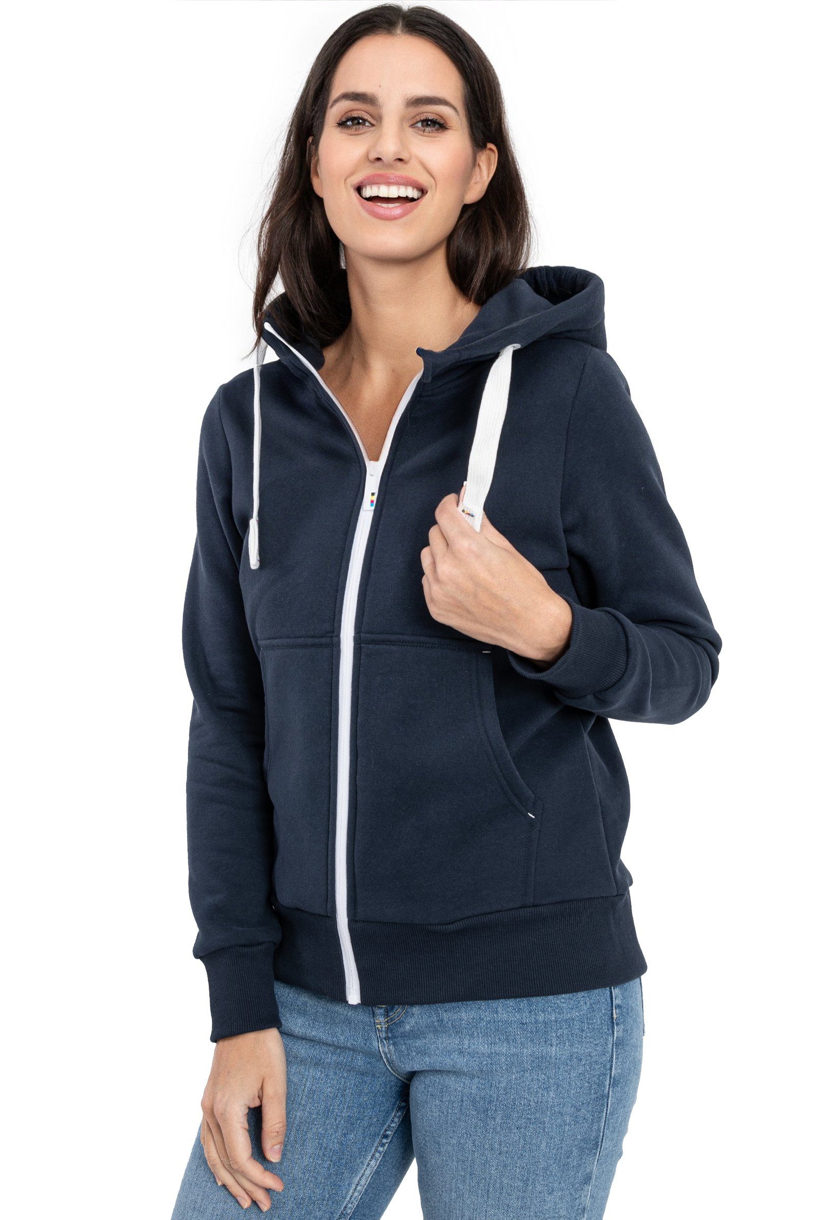 Kapuzensweatjacke FinjaDC Damen Zip-Hoodie