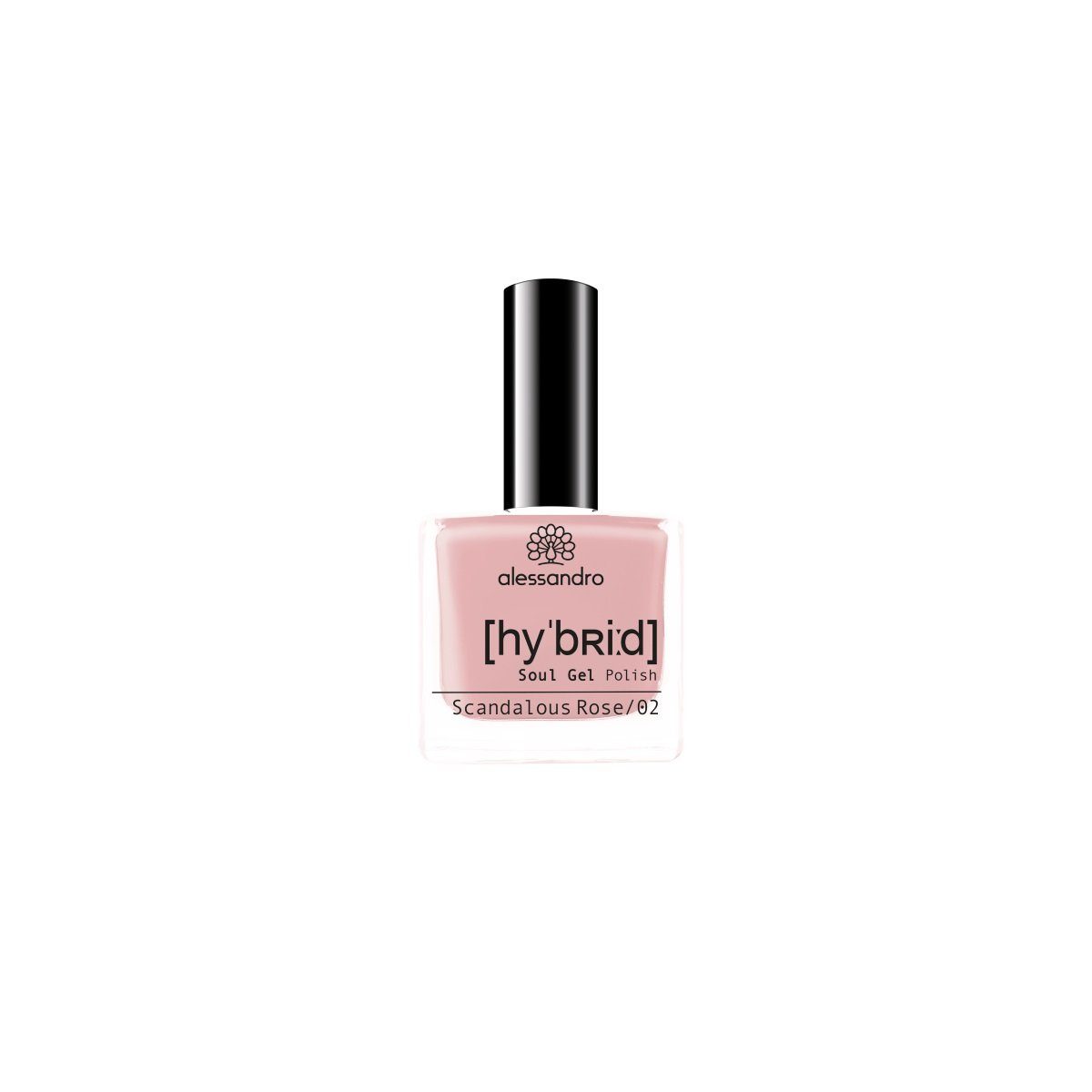 alessandro international Nagellack Alessandro Nagellack Hybrid Soul Gel Polish 717 Scandalous Rose! 8 ml, Langanhaltende Maniküre im Gel-Look
