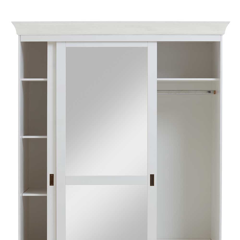 Pharao24 Kleiderschrank Montagne aus Massivholz