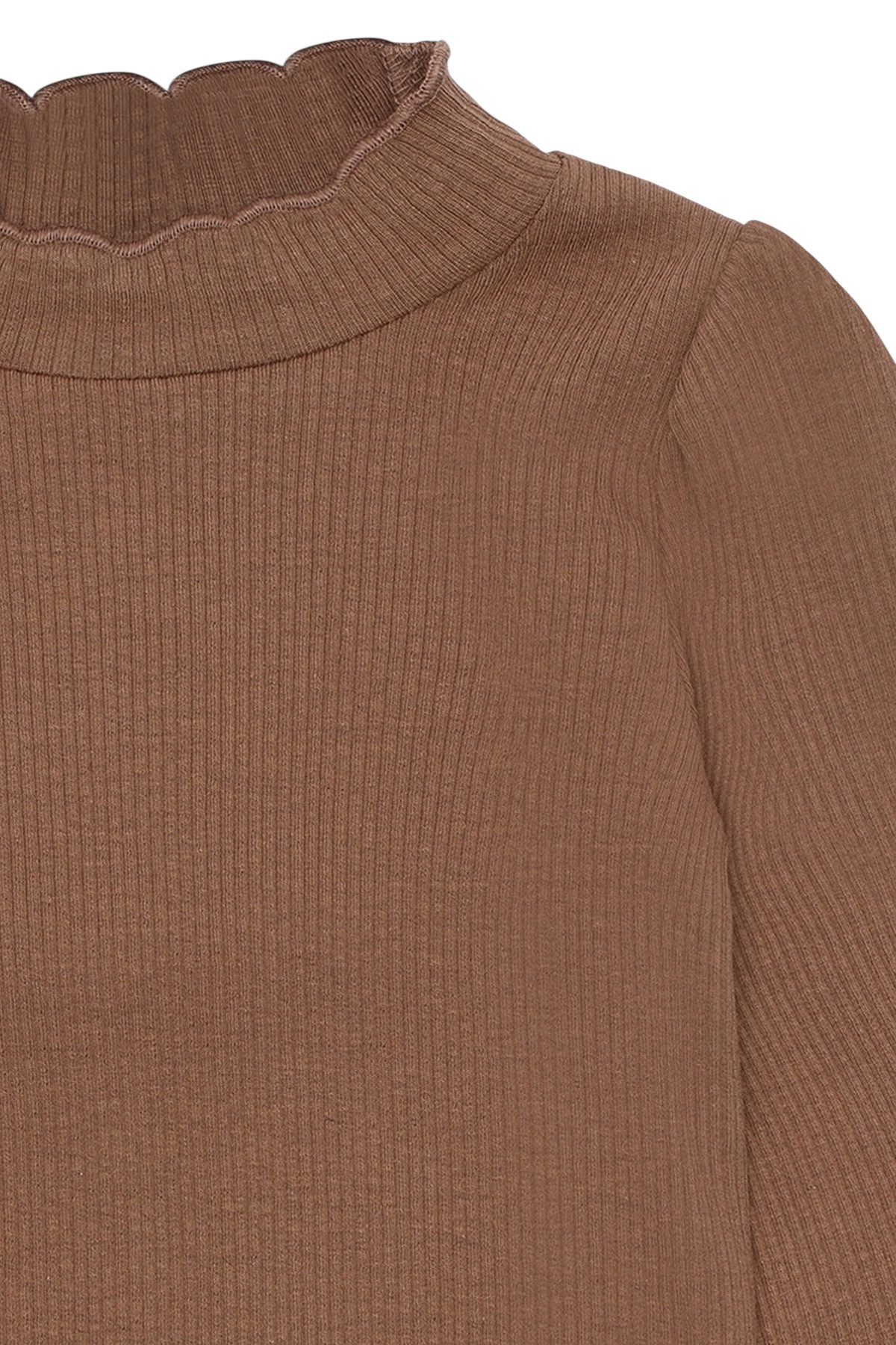 Hust & Claire Langarmshirt Amma (1-tlg) Hust & Claire Mädchen Rollkragen Longsleeve “Amma” mit Volant-Details
