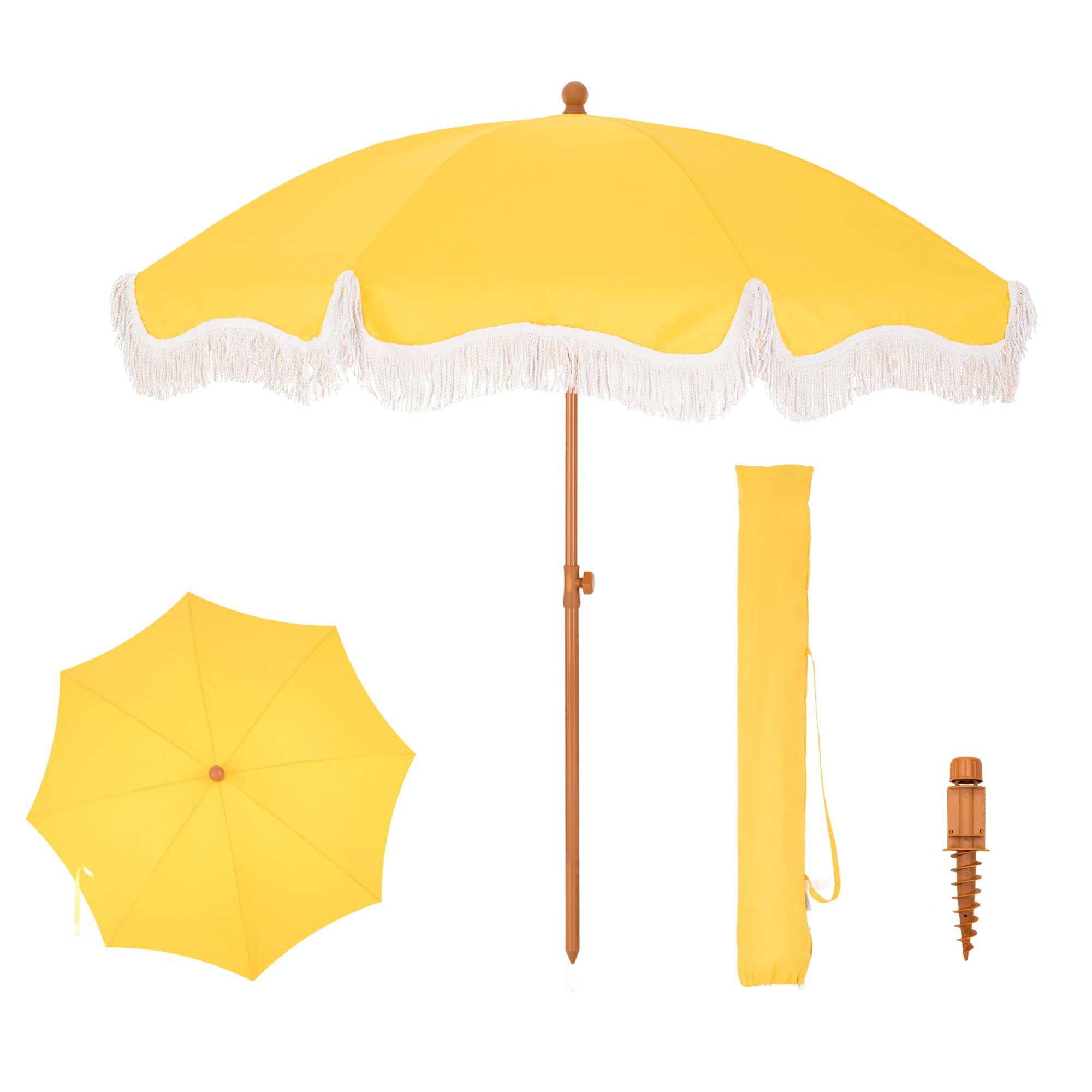 PHI VILLA Sonnenschirm, ideal für Strand- günstig online kaufen