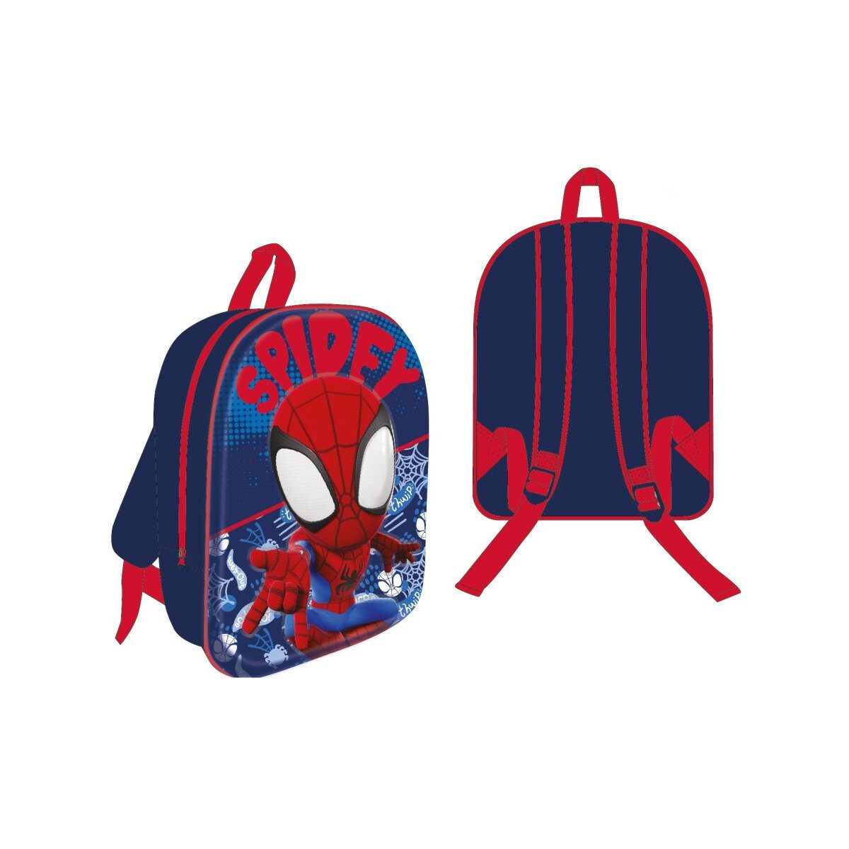 Spiderman Kinderrucksack Spiderman 3D Rucksack – Spidey Web Out Design, 30cm (1-tlg)