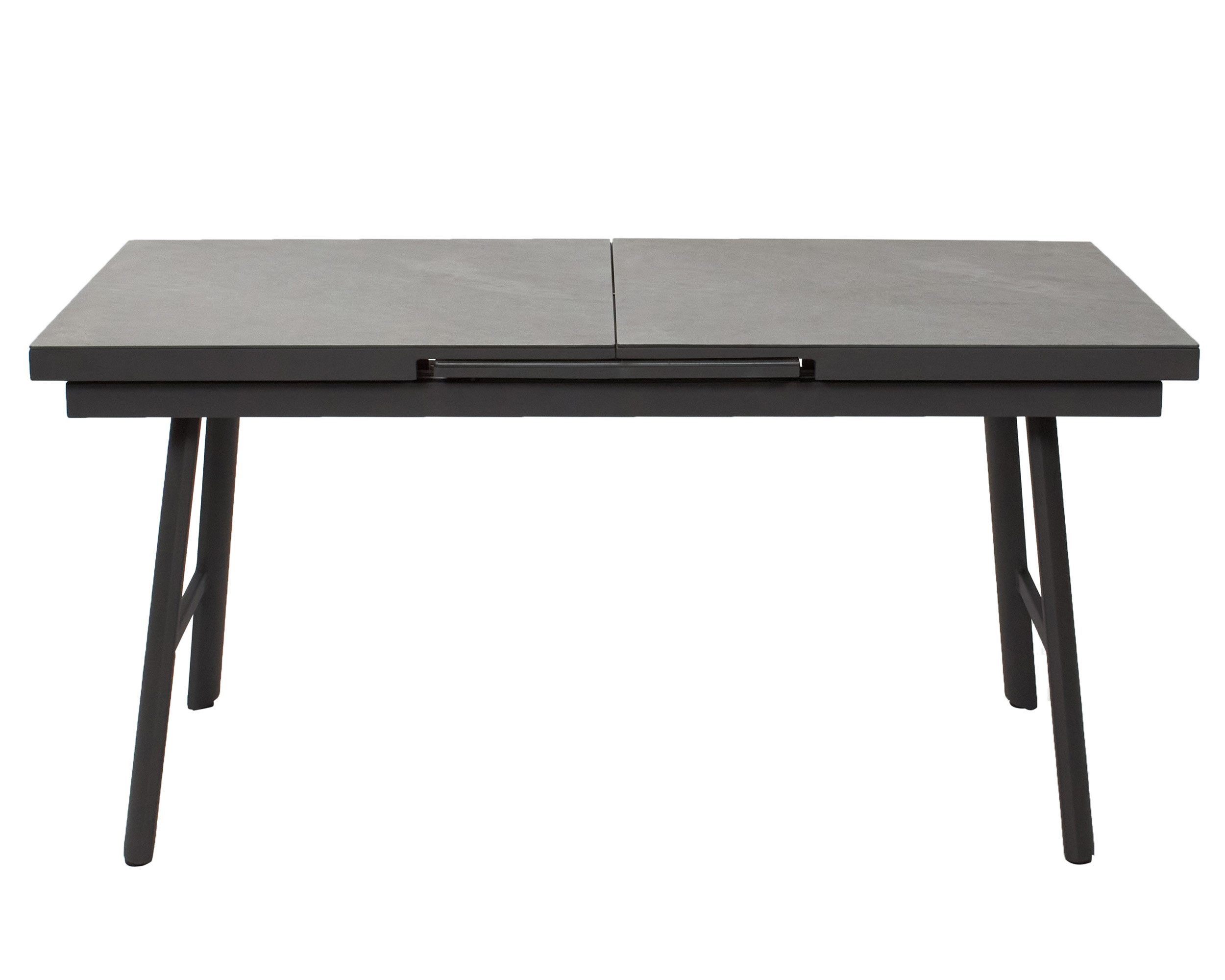 LC Garden Gartentisch »Bondino« Dining Ausziehtisch H-Fuß anthrazit 160/210x90x77,5cm