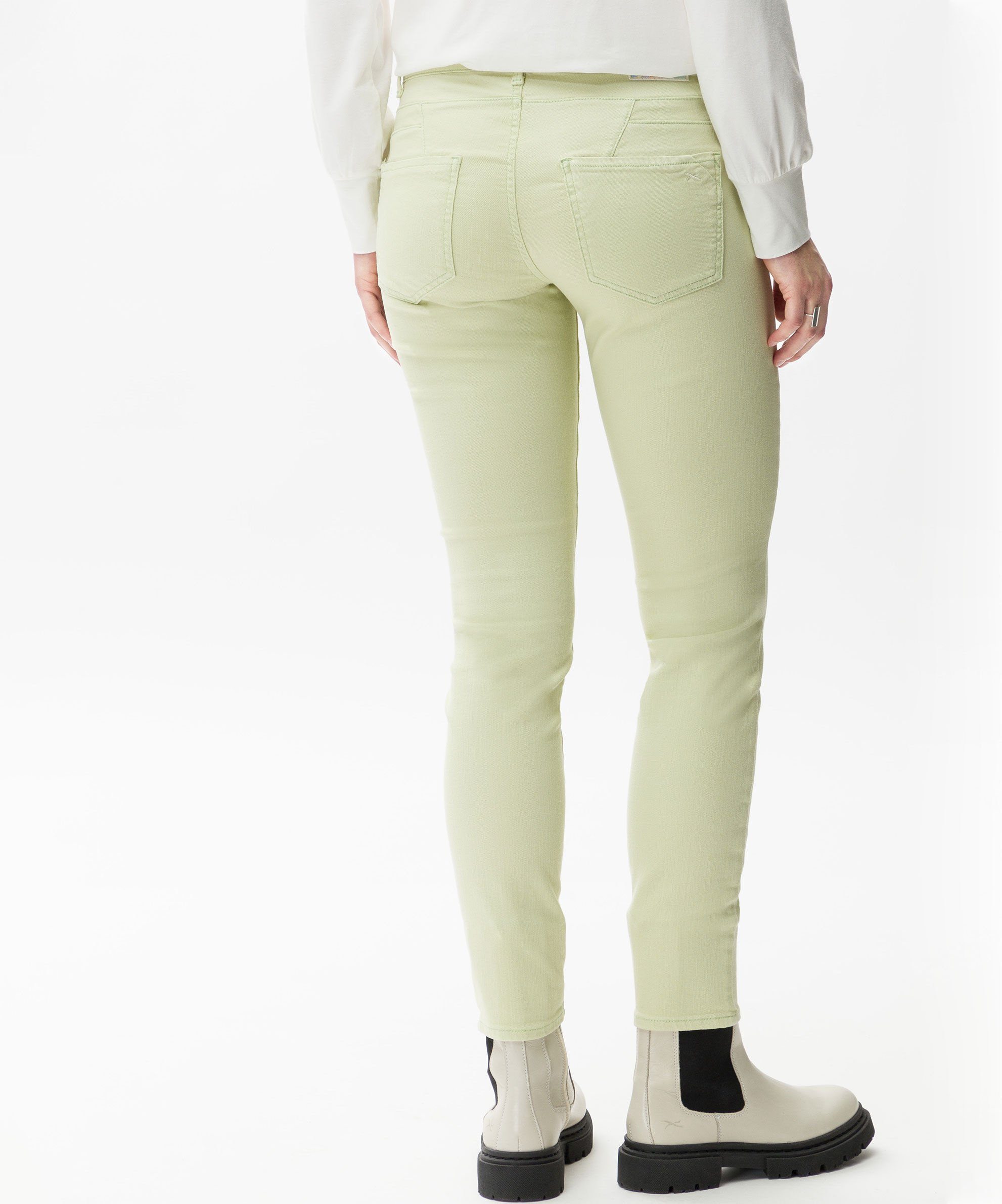 Thermo-Qualität Brax Skinny-fit-Jeans mint in iced Röhrenjeans