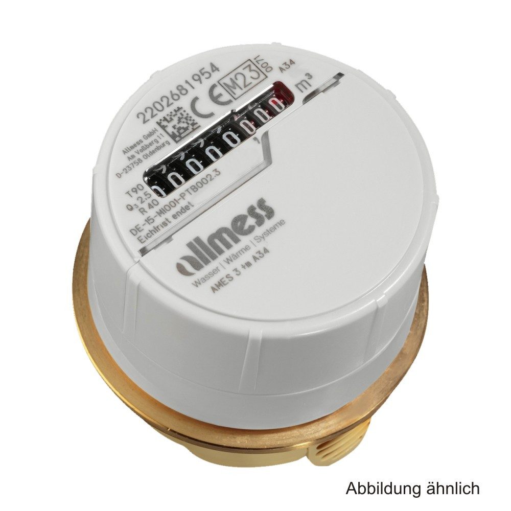 Allmess Kaltwasserzähler Allmess Wohnungswasserzähler Austauschzähler AMES 5 +m A1, 0204932206